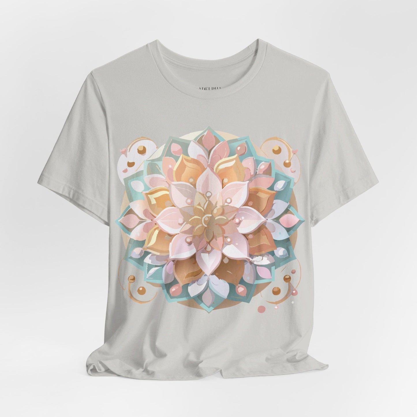 Mandala Shirt Graphic Tee Unisex Adelpha Vintage Inspired Art Design Premium Apparel