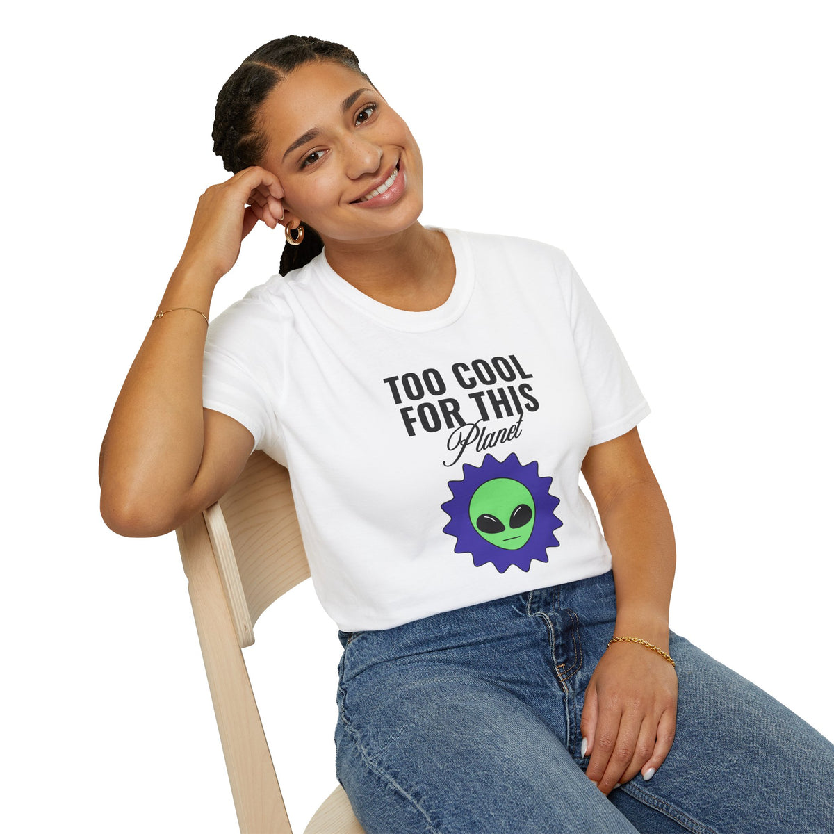 Alien Graphic Funny UFO Graphic Tee Gildan Unisex 100 Cotton Tee Shirt r110