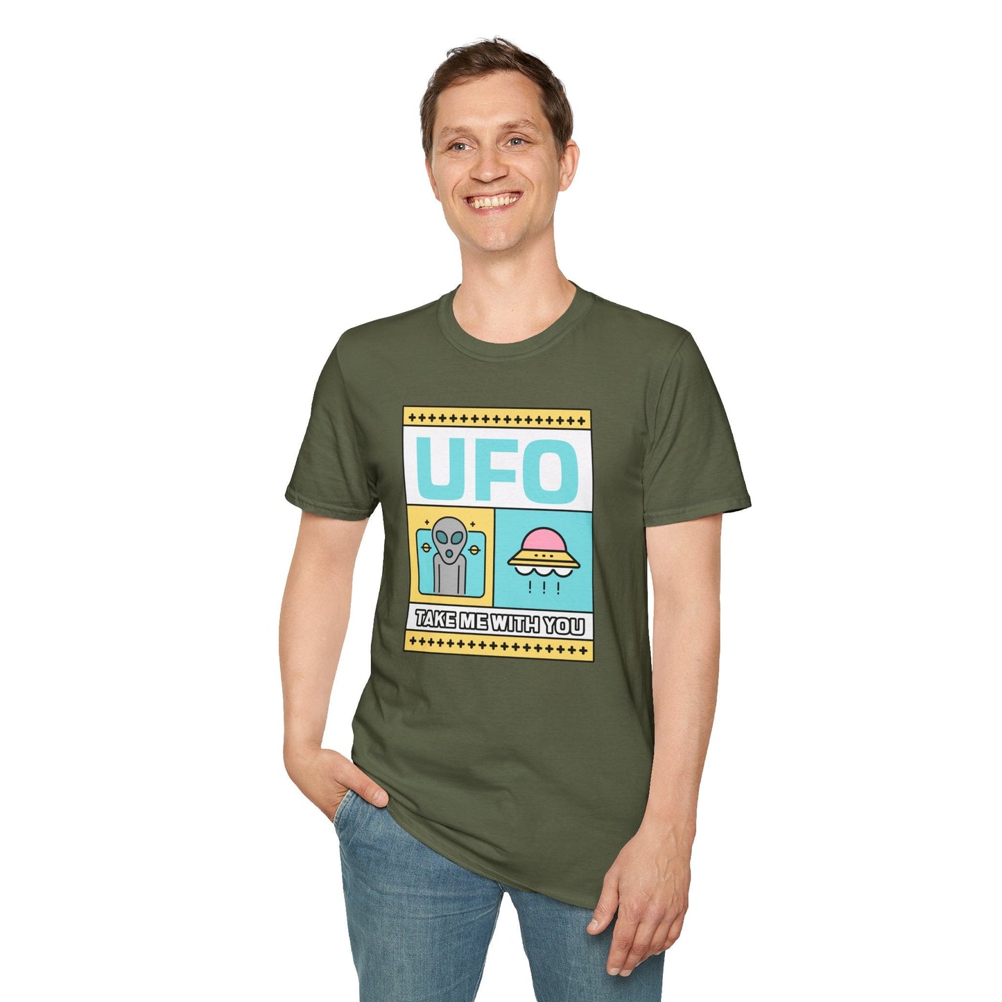 UFO Take Me With You Graphic TShirt