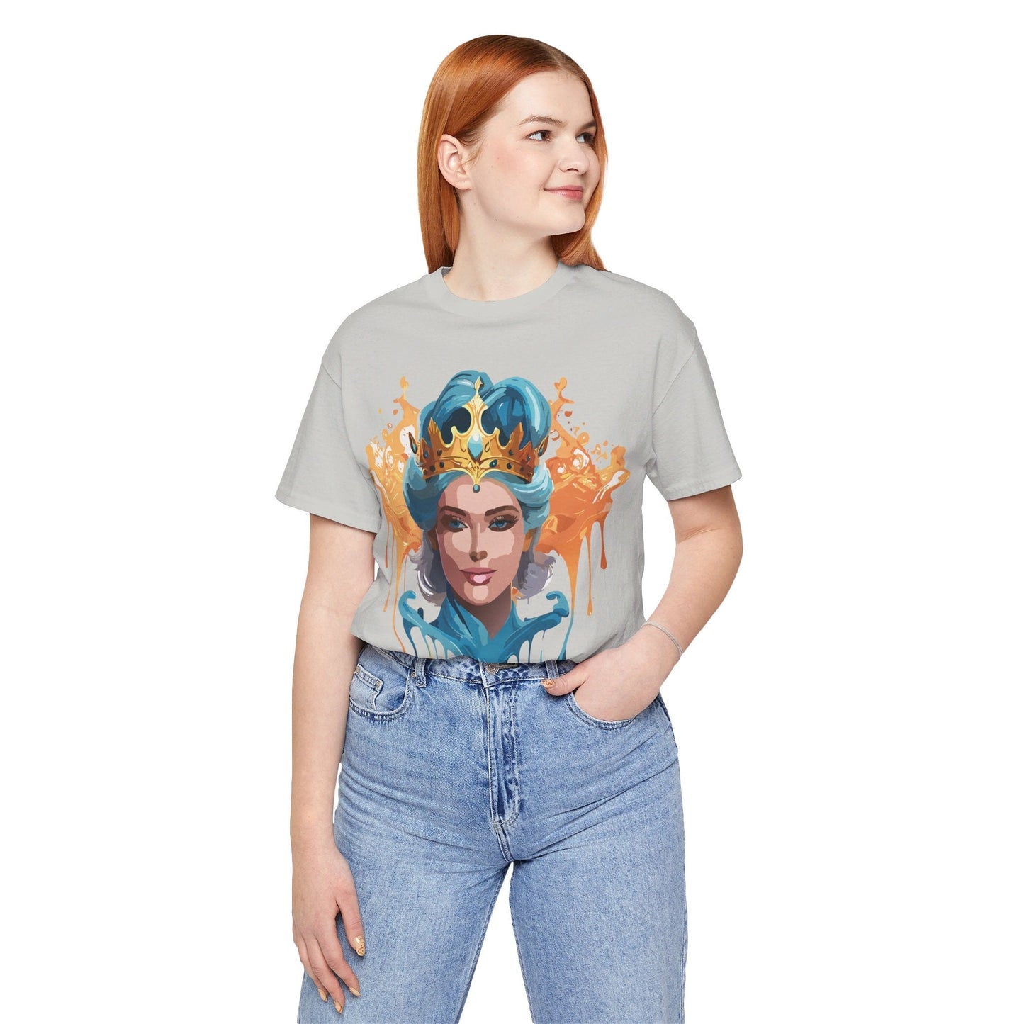 Queen Woman Portrait Graphic Unisex 100 Cotton Vintage Artwork Tee 17