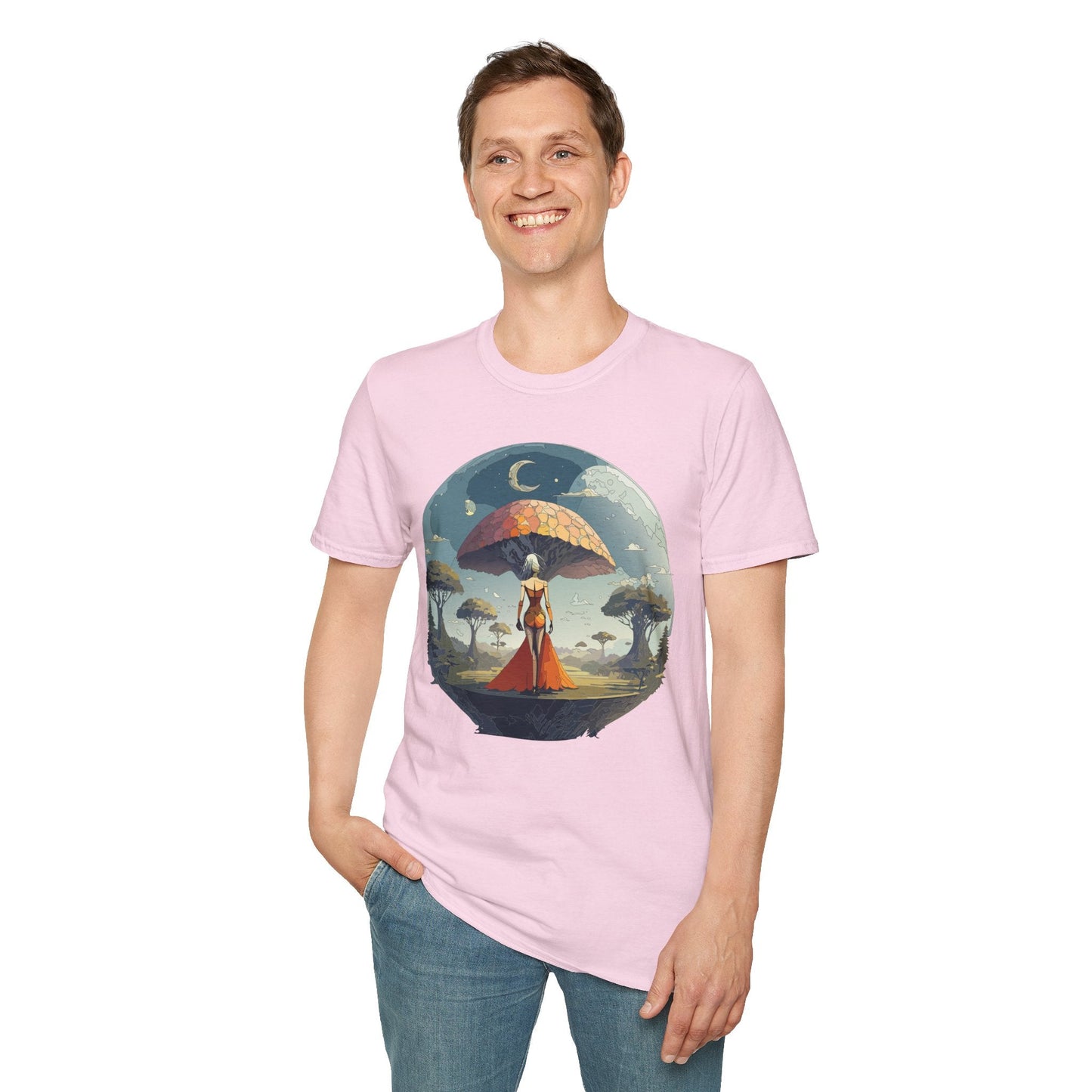 Womens Graphic T Shirts Art Design Shirt Softstyle Casual Tee 64000 Gildan Ring Spun Cotton