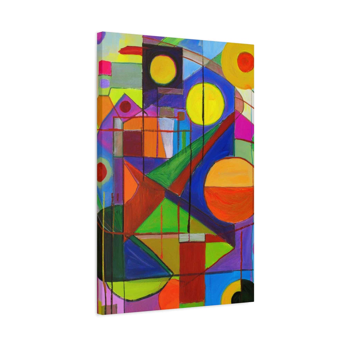 Abstract Painting Print Canvas 20x24,20x30,24x30, 24x32,24x36,30x40, 32x48,36x48,40x60 Pine-Wood Inner Frame ABS-5