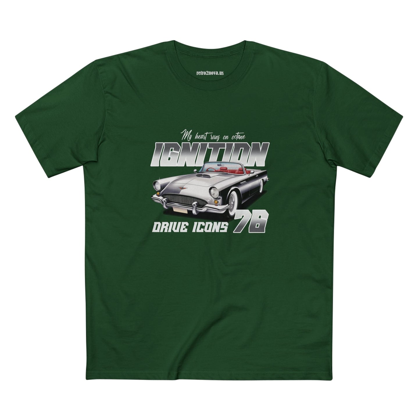 Retro Car Shirts Vintage Car Shirts RC11 Unisex Premium Cotton Tee With Original Art Design