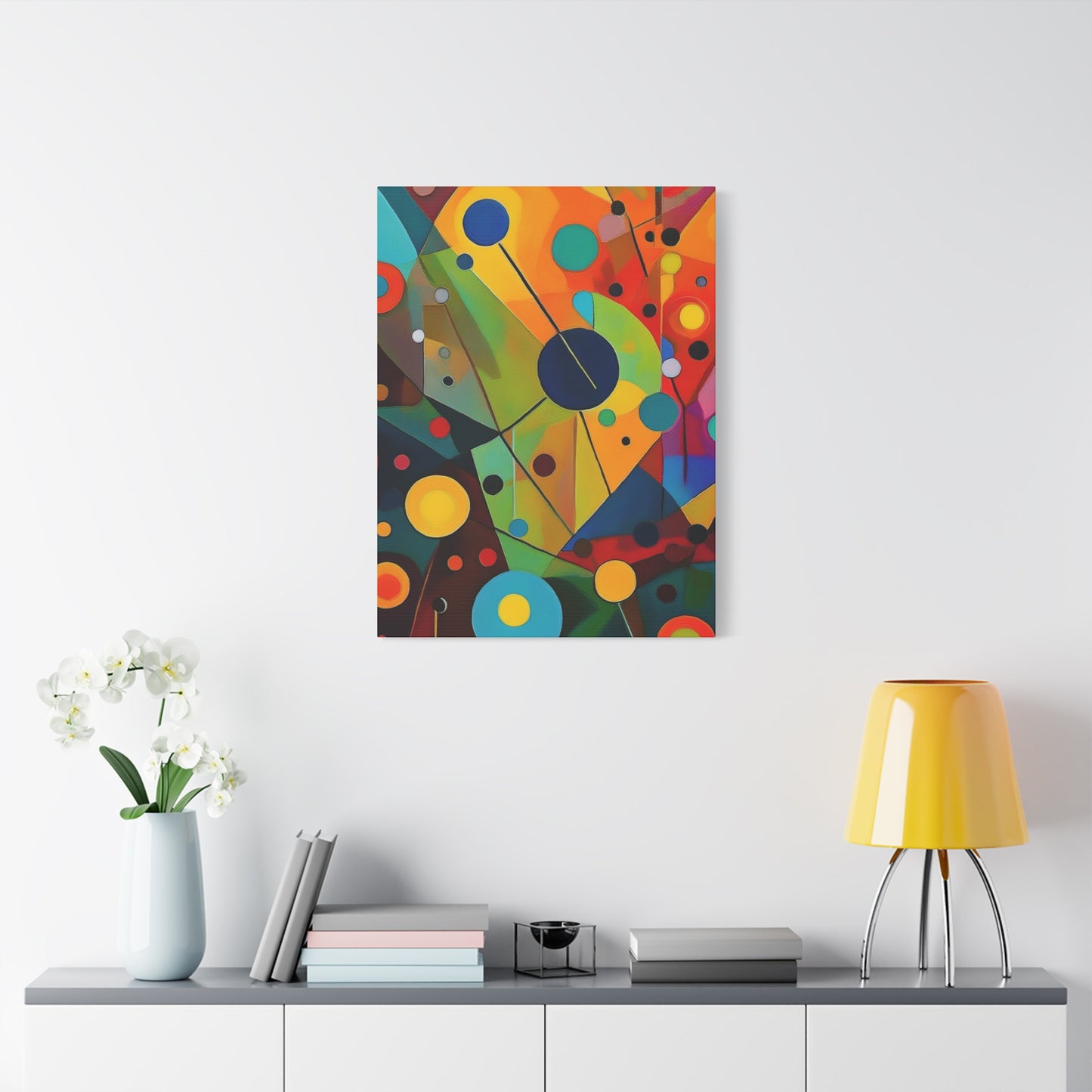 Abstract Oil Painting Print Canvas 20x24,20x30,24x30 24x32,24x36,30x40 32x48,36x48,40x60 Pine-Wood Inner Frame ABS-146
