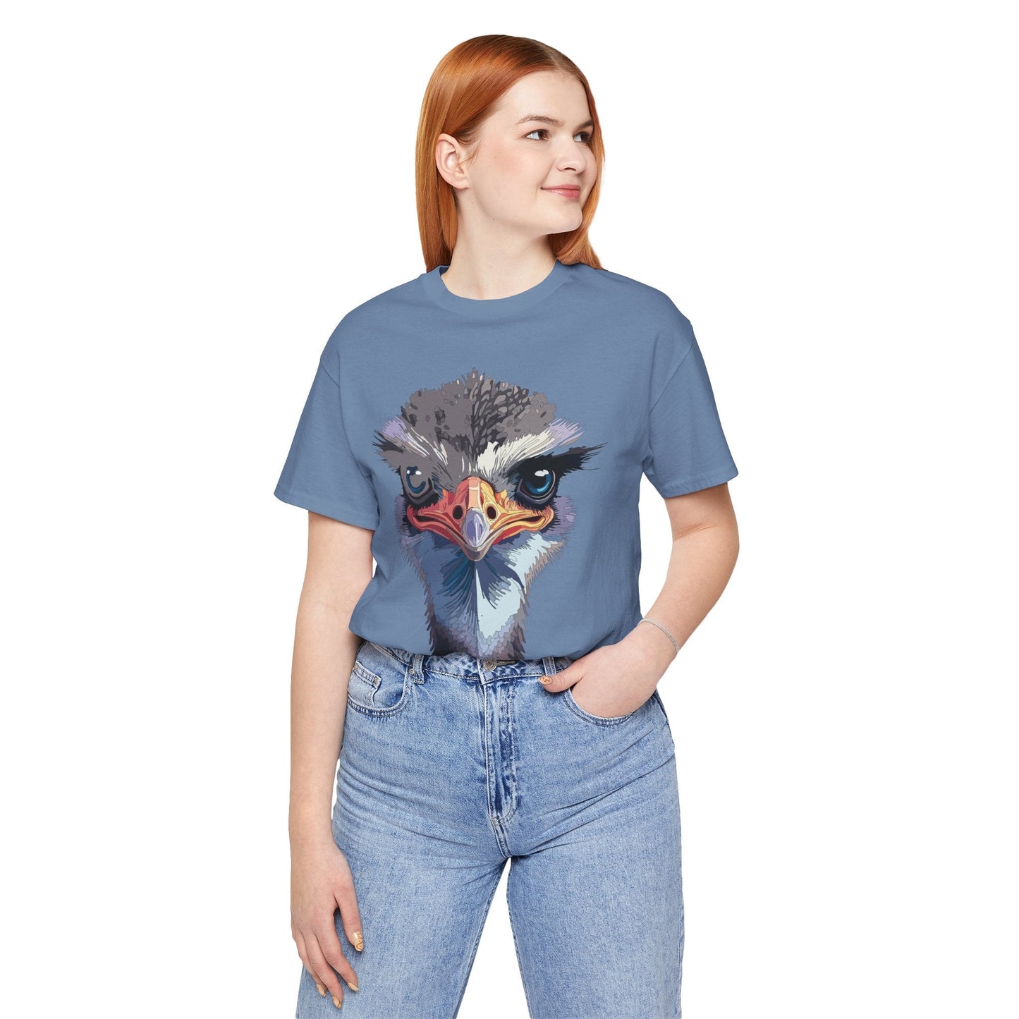 Unisex Animal Tee Shirt With Art Design Wild Animals Shirt Gildan Softstyle 64000