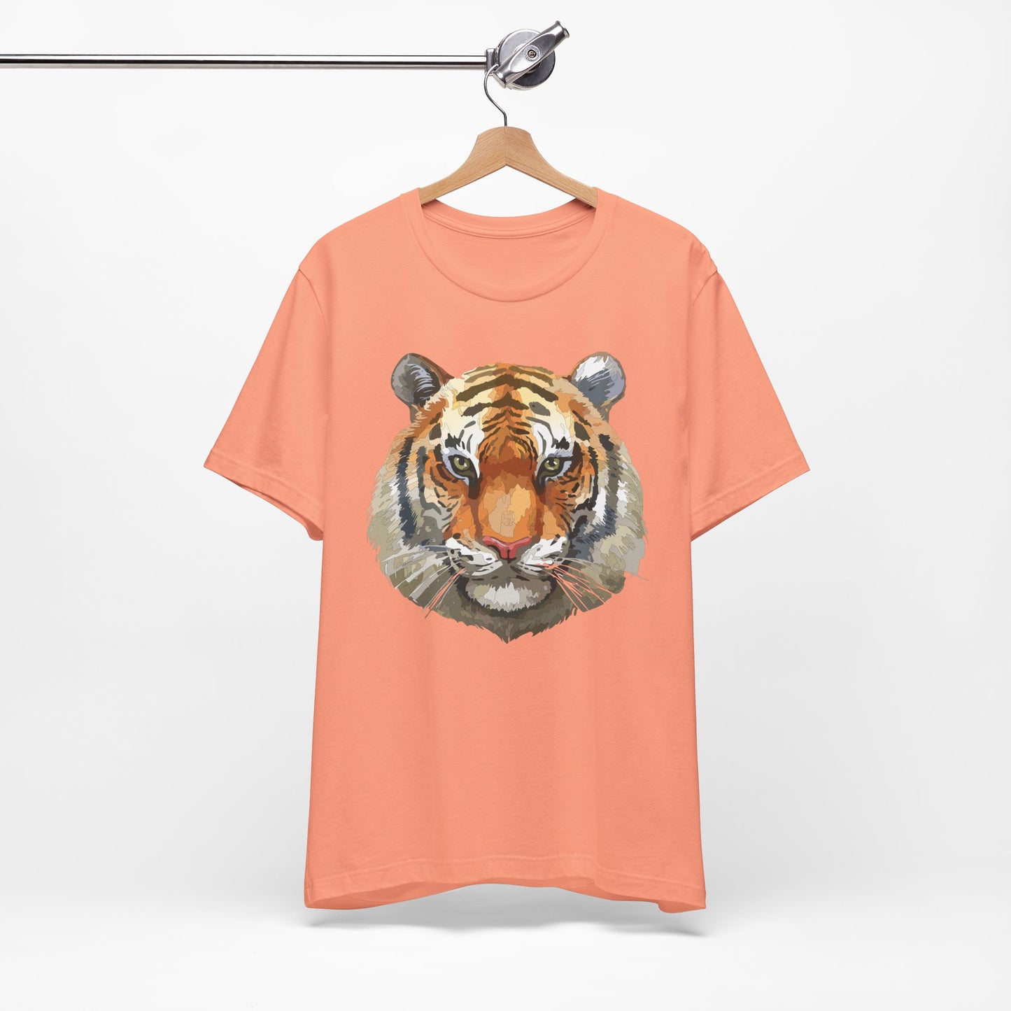 Unisex Tiger Tee, Animal Shirt, Tee Shirt with Tiger, Safari T-Shirt, Animal Tees, Big Cat Shirt, Safari T-Shirt 4