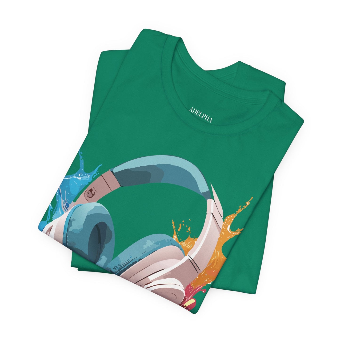 Adelpha Graphic Tee Unisex Music Artwork Vintage Inspired Jersey Short Sleeve Shirt