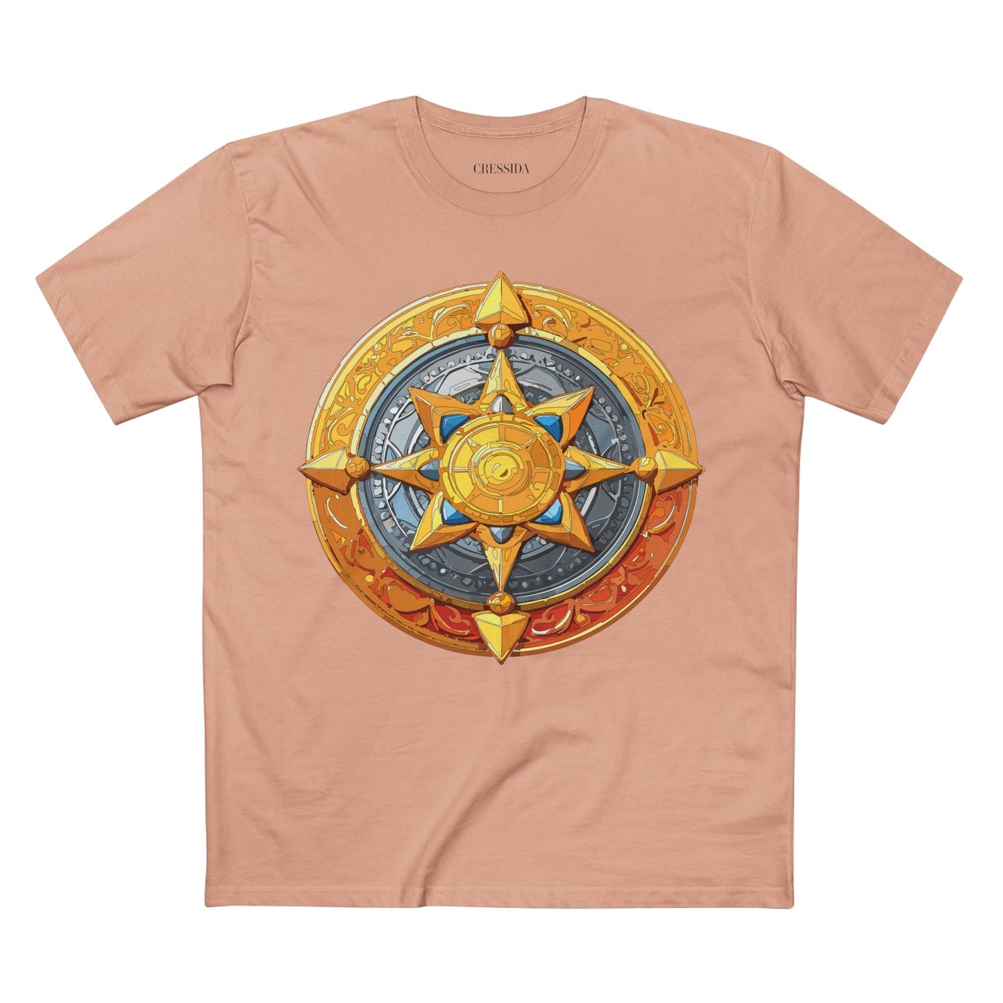 Antique Gold Coin Graphic Design T-Shirt Unisex 100 Cotton With Golden Print Artwork Tee 3