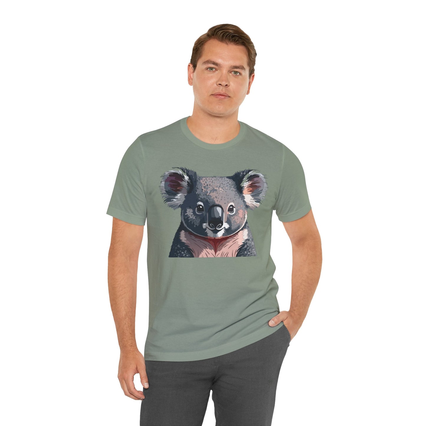 Unisex Animal Shirt Graphic Tee With Wildlife Art Design Animal Print Short Sleeve Casual Wear
