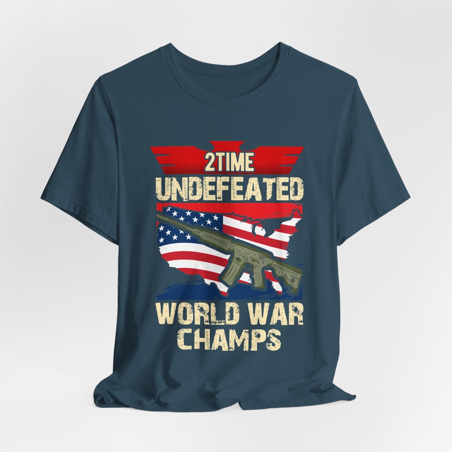 Army Veteran Patriotic Graphic Design Unisex Cotton T-Shirt v15