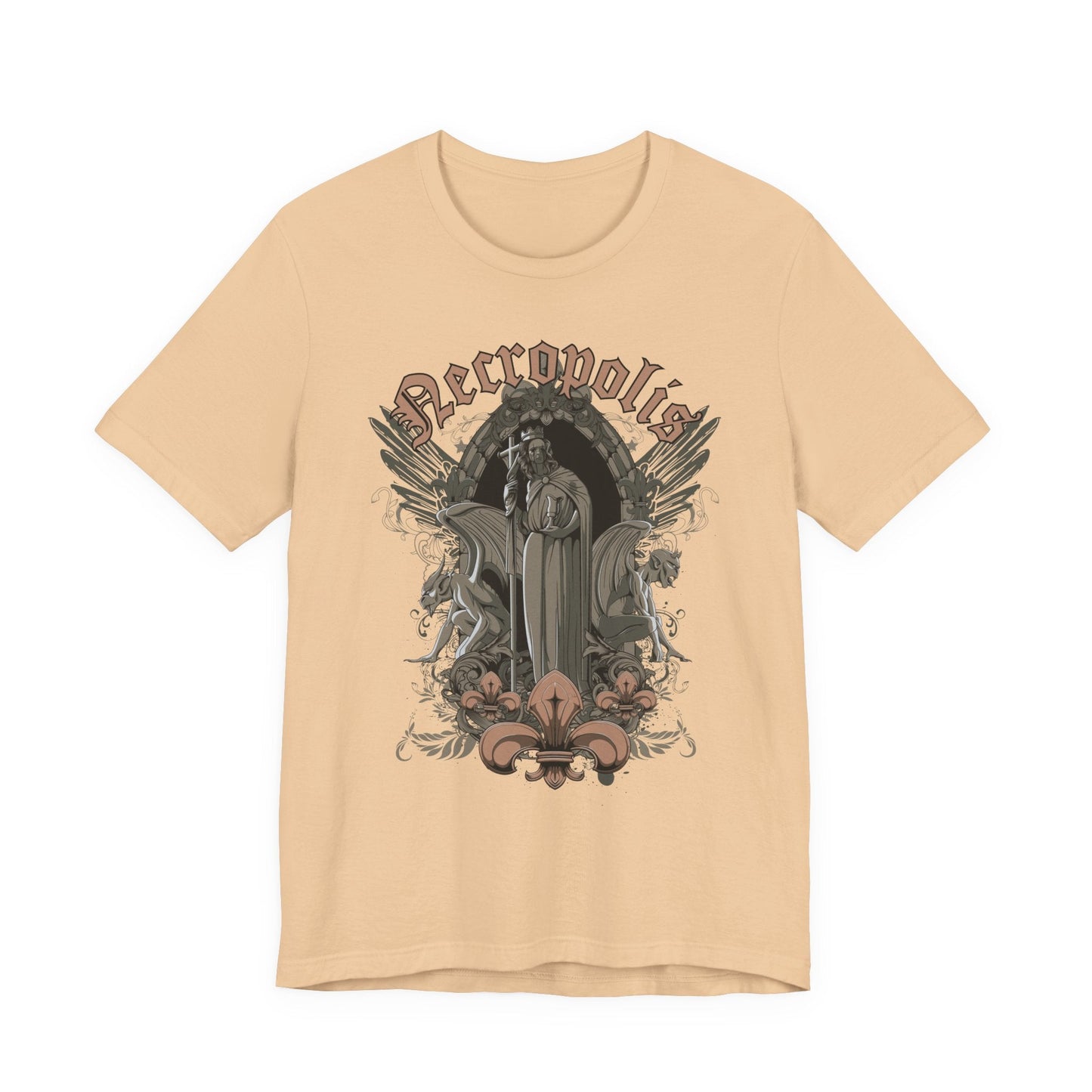 Gothic Skull Graphic Unisex Cotton T-Shirt r7