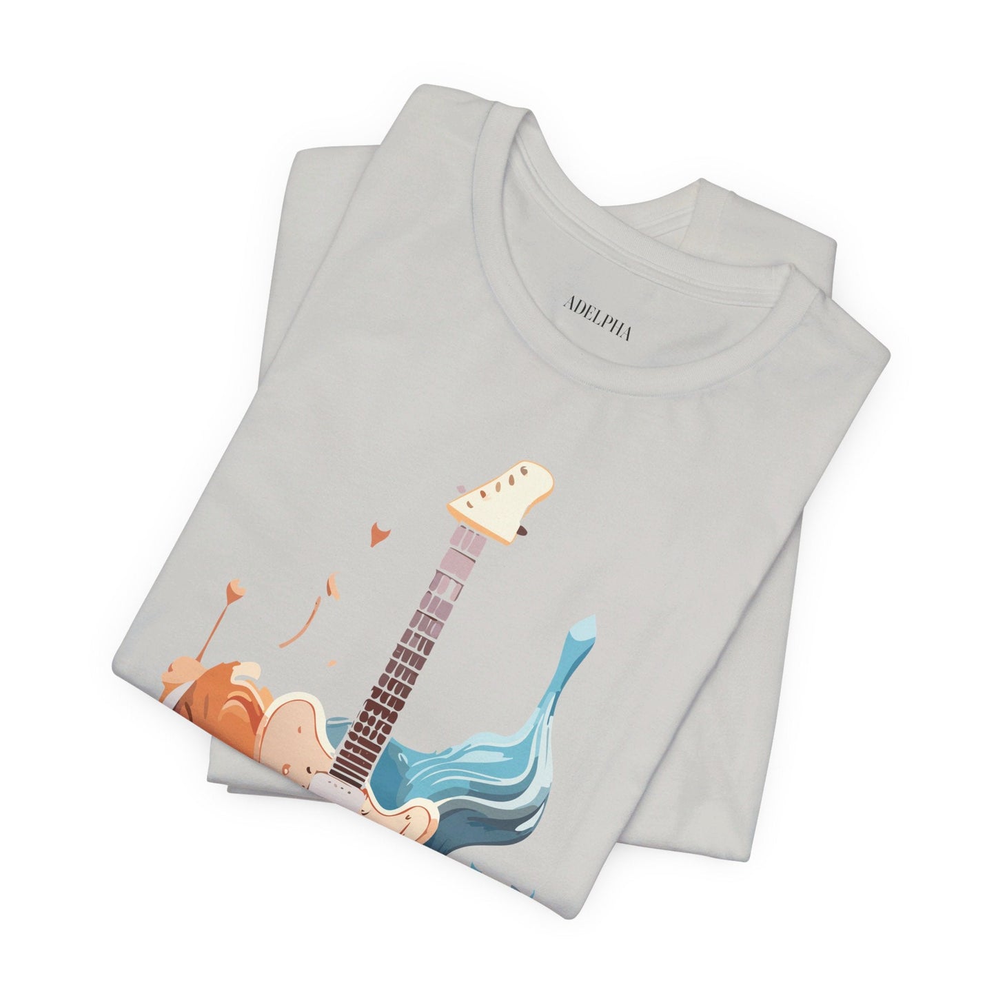 Music Graphic Tee Unisex Jersey Short Sleeve Adelpha Vintage Inspired Artwork Premium Design