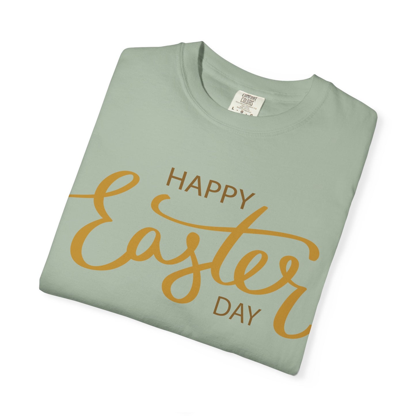 Happy Easter Day T-Shirt, Tee Shirt with Easter Signature, T Shirt with Easter Prints, Tee Shirt with Easter Design