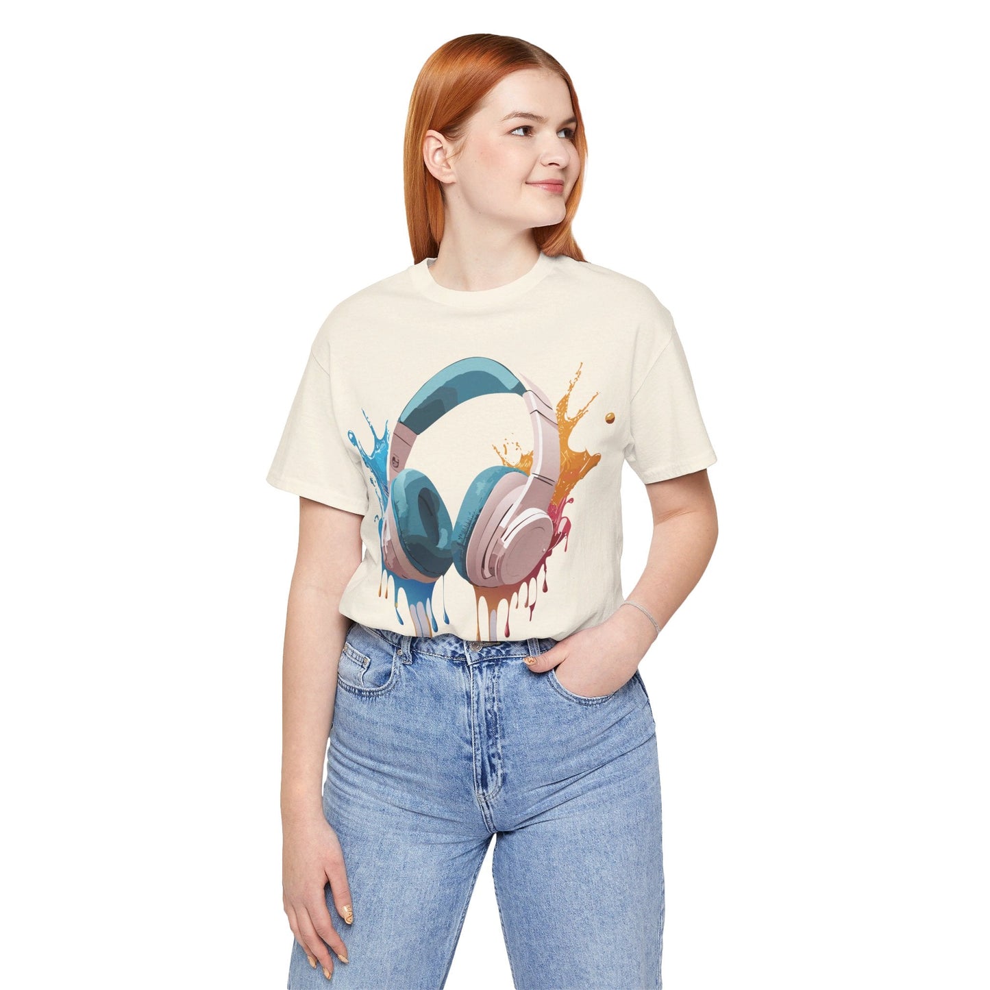 Music Graphic T Shirt Unisex Jersey Short Sleeve With Vintage Inspired Artwork Adelpha