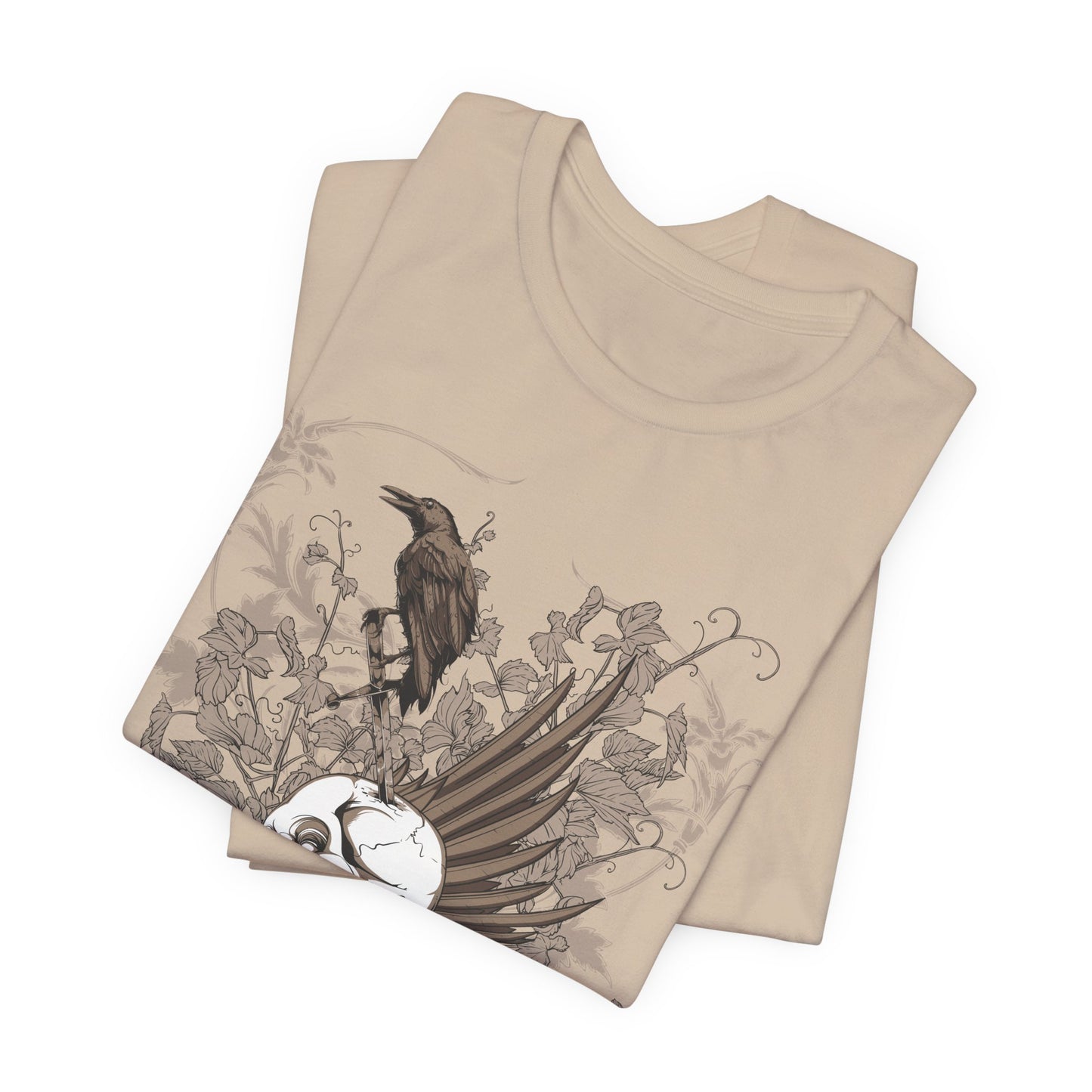 Forever Resting Head Tee, Edgy Graphic Shirt, Music T-Shirt, Gothic Tees, Skull Shirt, Art Design Tee, Skull Graphic Top