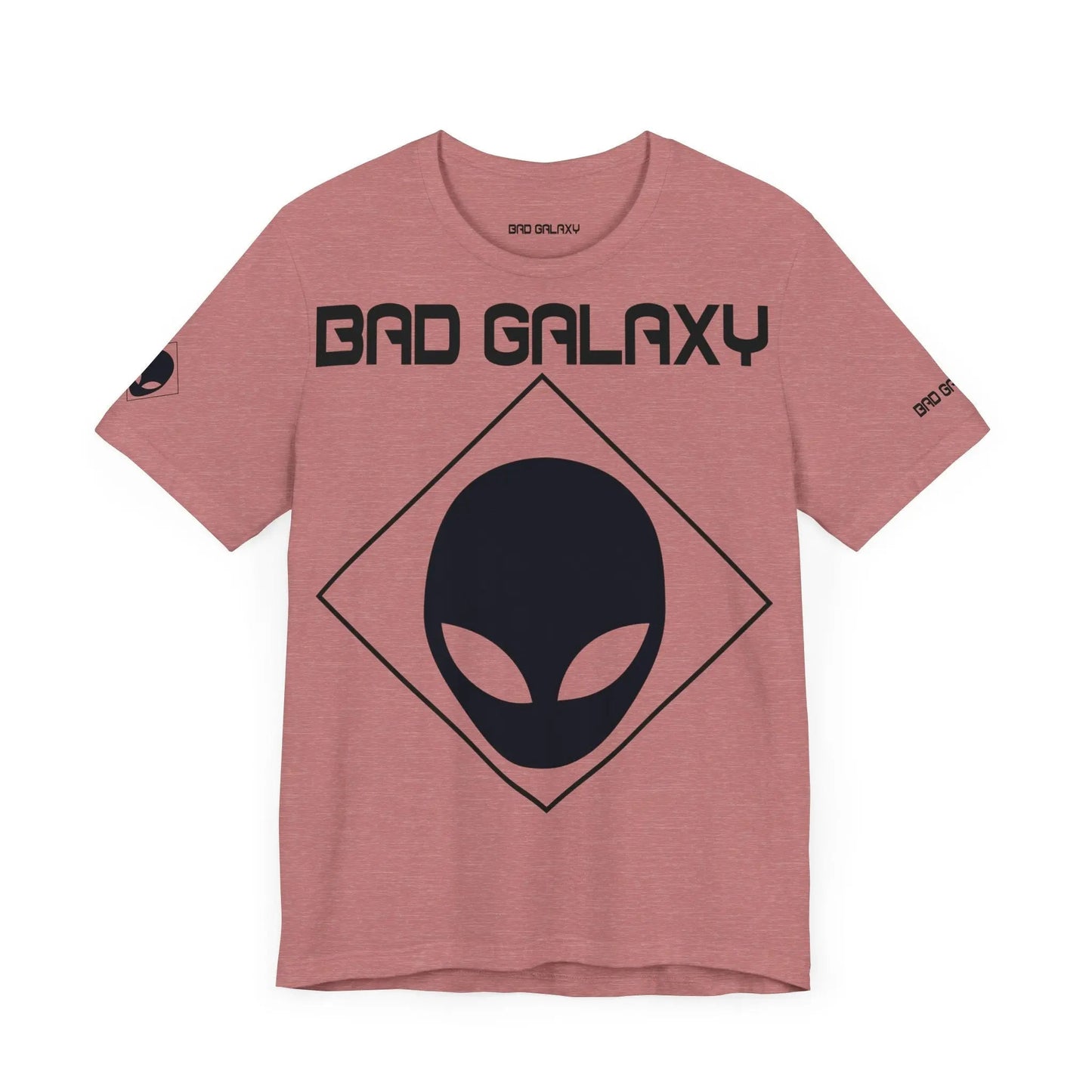 Bad Galaxy Alien Graphic Tee Shirt 100 Percent Cotton Lightweight Eco Friendly Wear
