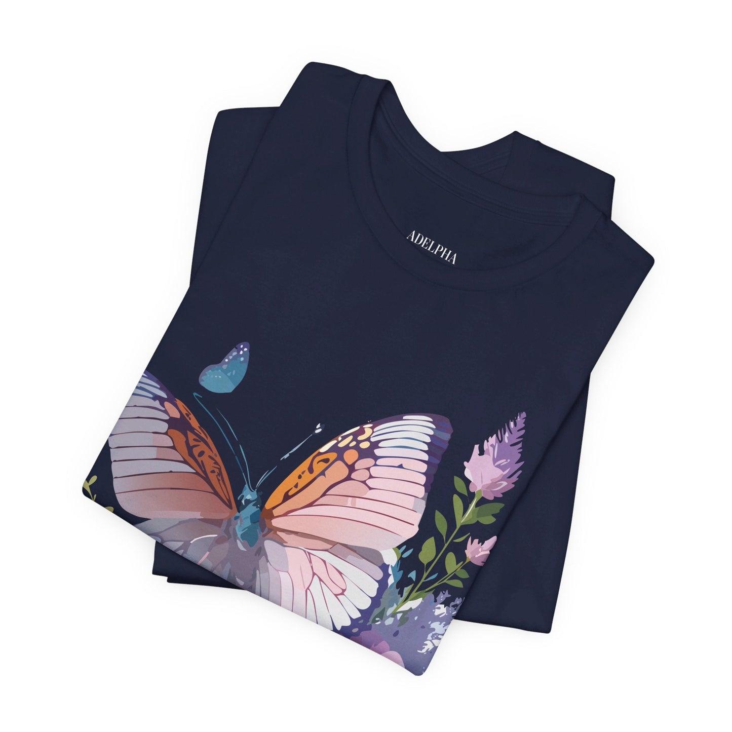Butterfly Graphic Tee Unisex Adelpha Vintage Inspired Art Design Tee