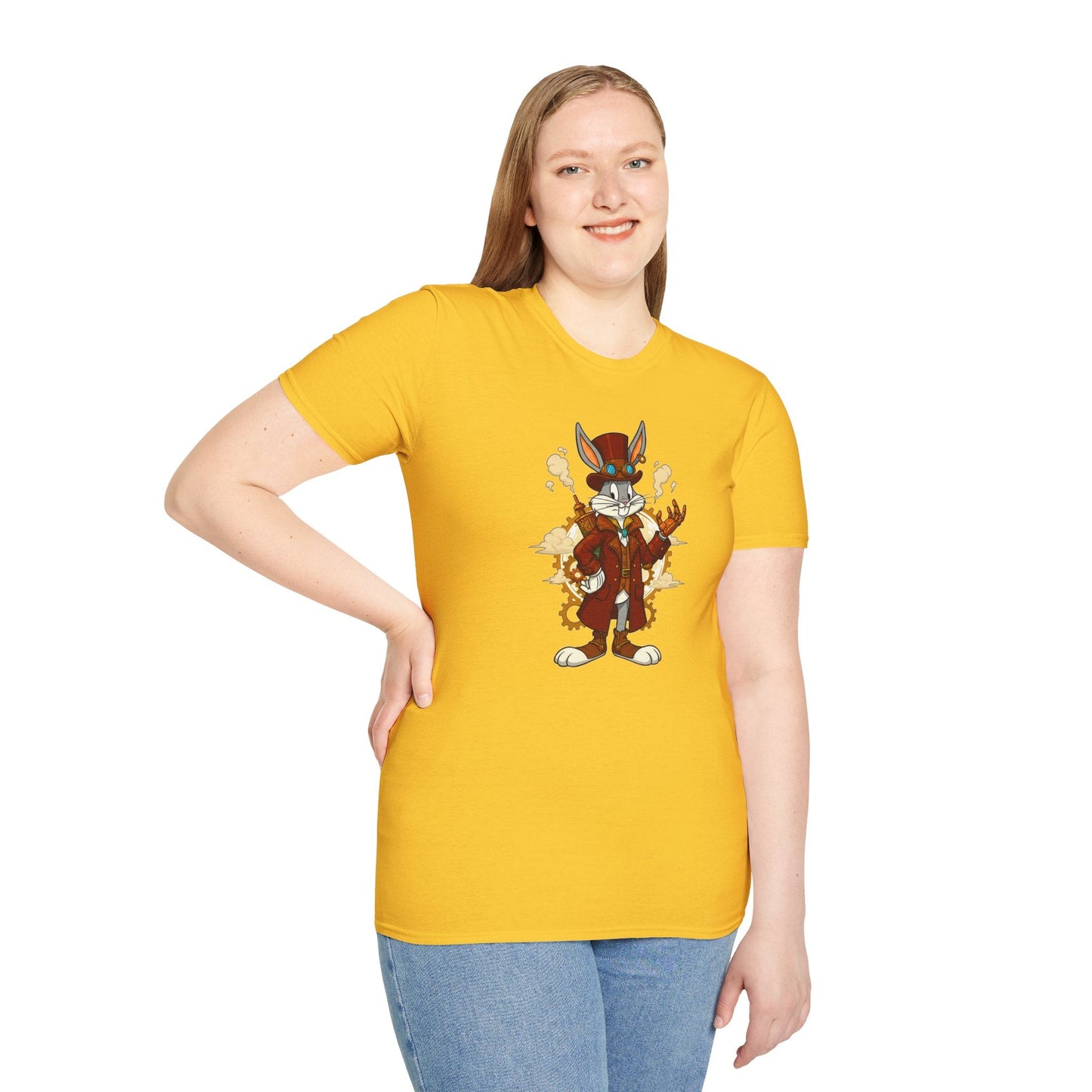 Bugs Bunny Shirt Cartoon T Shirt Unisex Gildan Softstyle 64000 Cotton Tee For Animation Fans