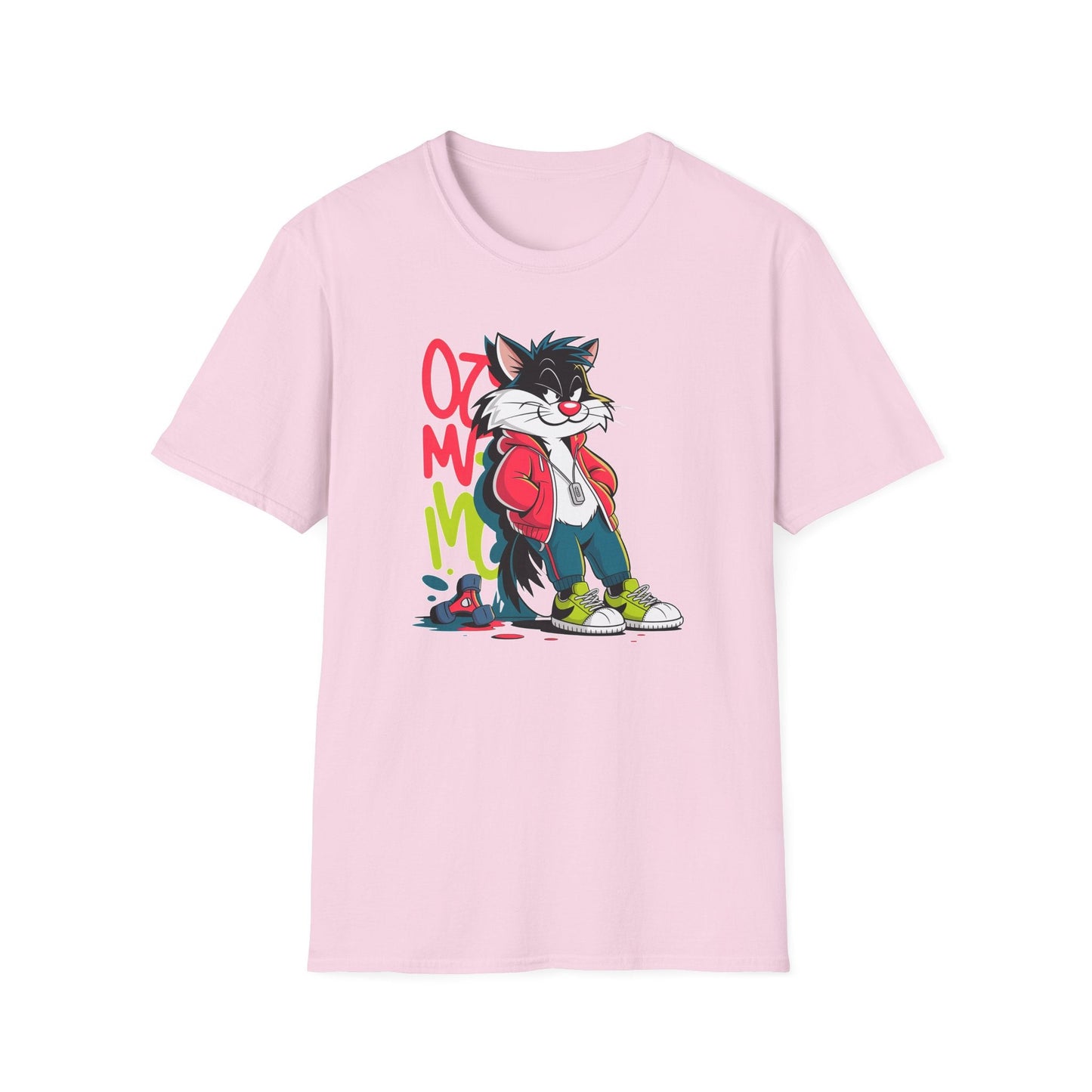 Cartoon T Shirt With Animals And Animation Tee For Unisex Softstyle Gildan 64000