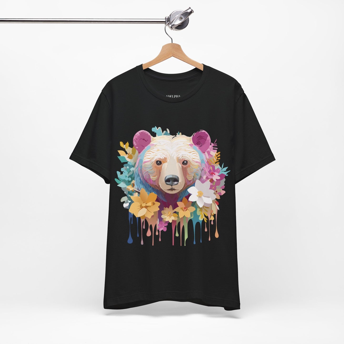 Bear Graphic Tee Unisex Vintage Inspired Artwork Adelpha Premium Collection