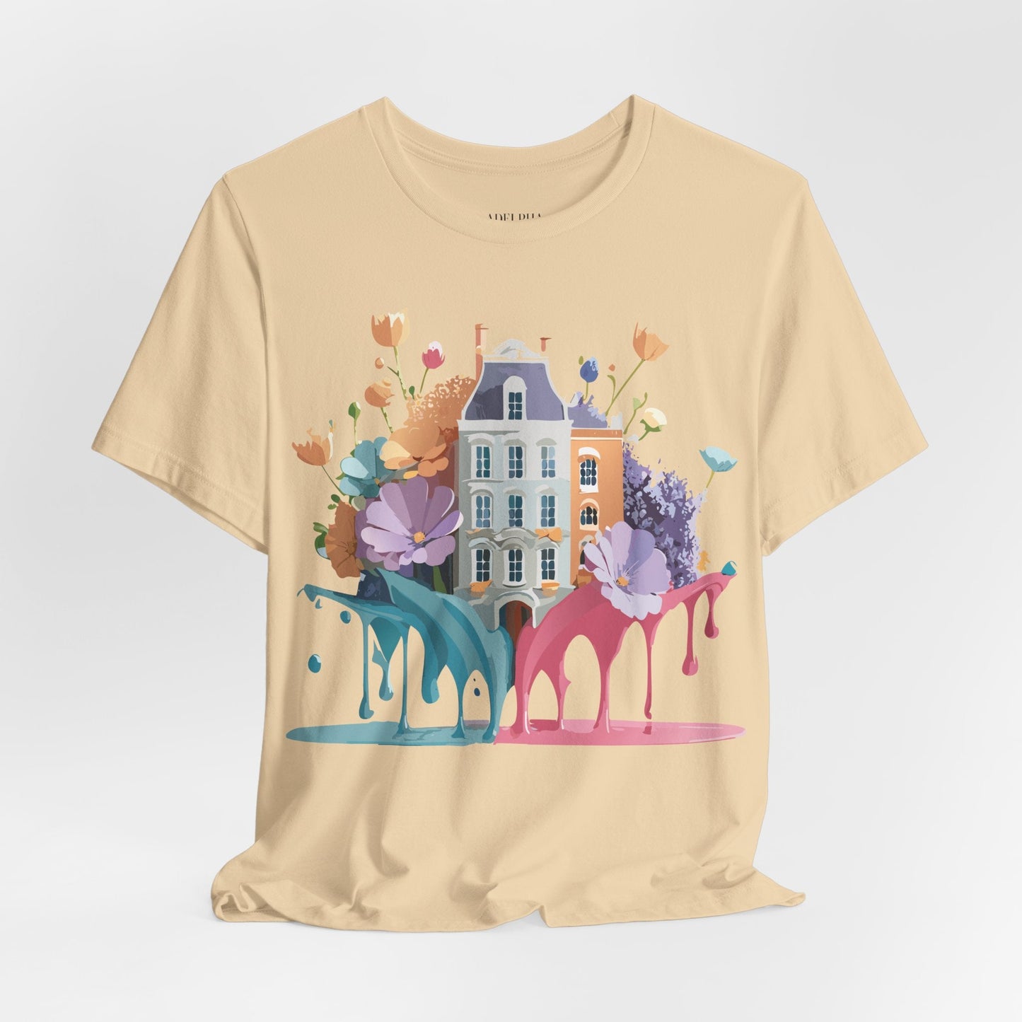 Amsterdam Graphic Tee Unisex Jersey Short Sleeve Shirt Travel Themed Original Artwork