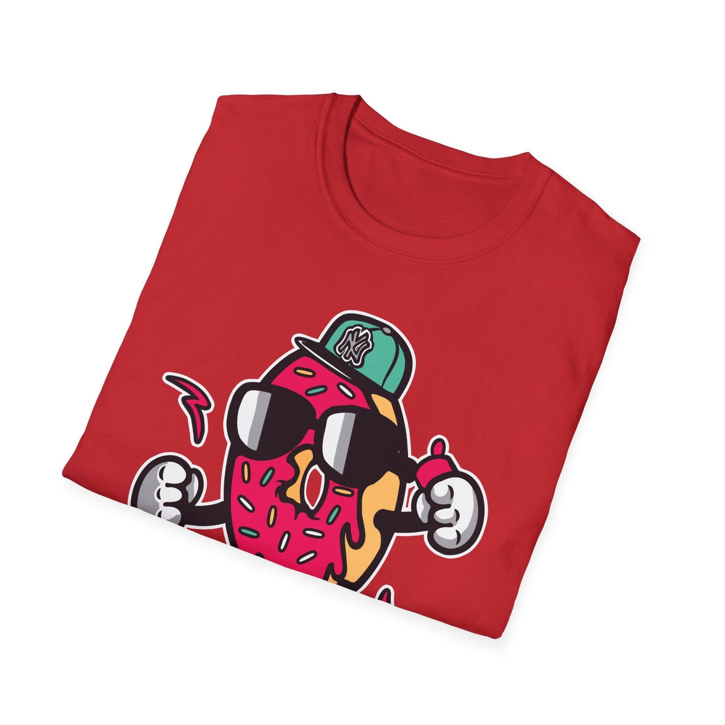 Cartoon T Shirt Animation Tee Funny Art Graphic Shirt Unisex Gildan Softstyle 64000