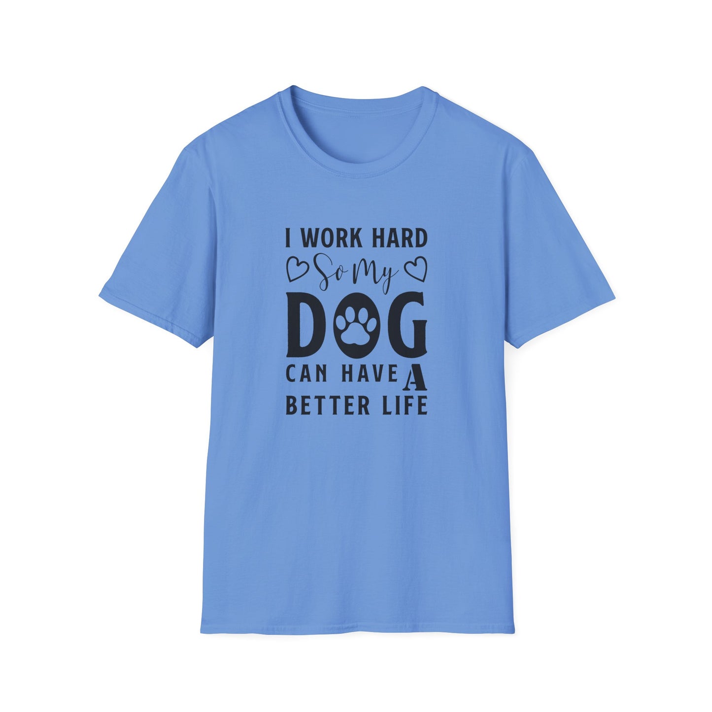 Funny Dog Lover Graphic Unisex Cotton T-Shirt Softstyle