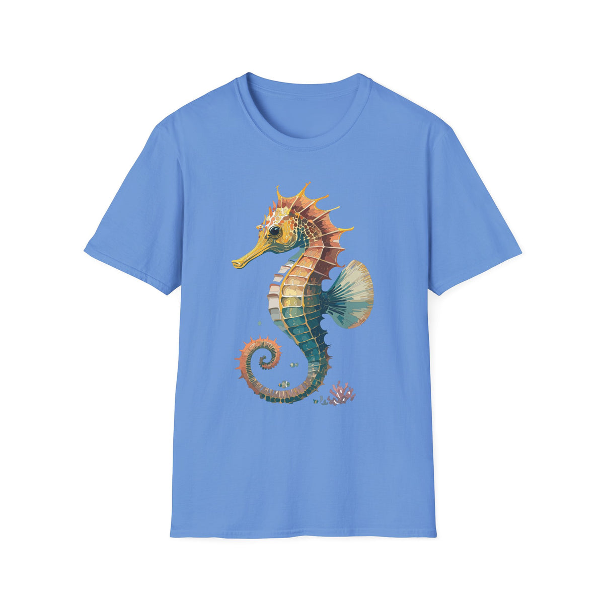 Watercolor Seahorse T-Shirt | Ocean Marine Life Tee