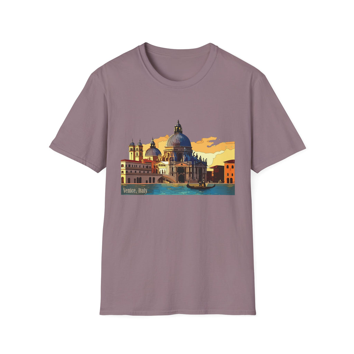 Venice Sunset Basilica T-Shirt | Italian Cityscape Tee