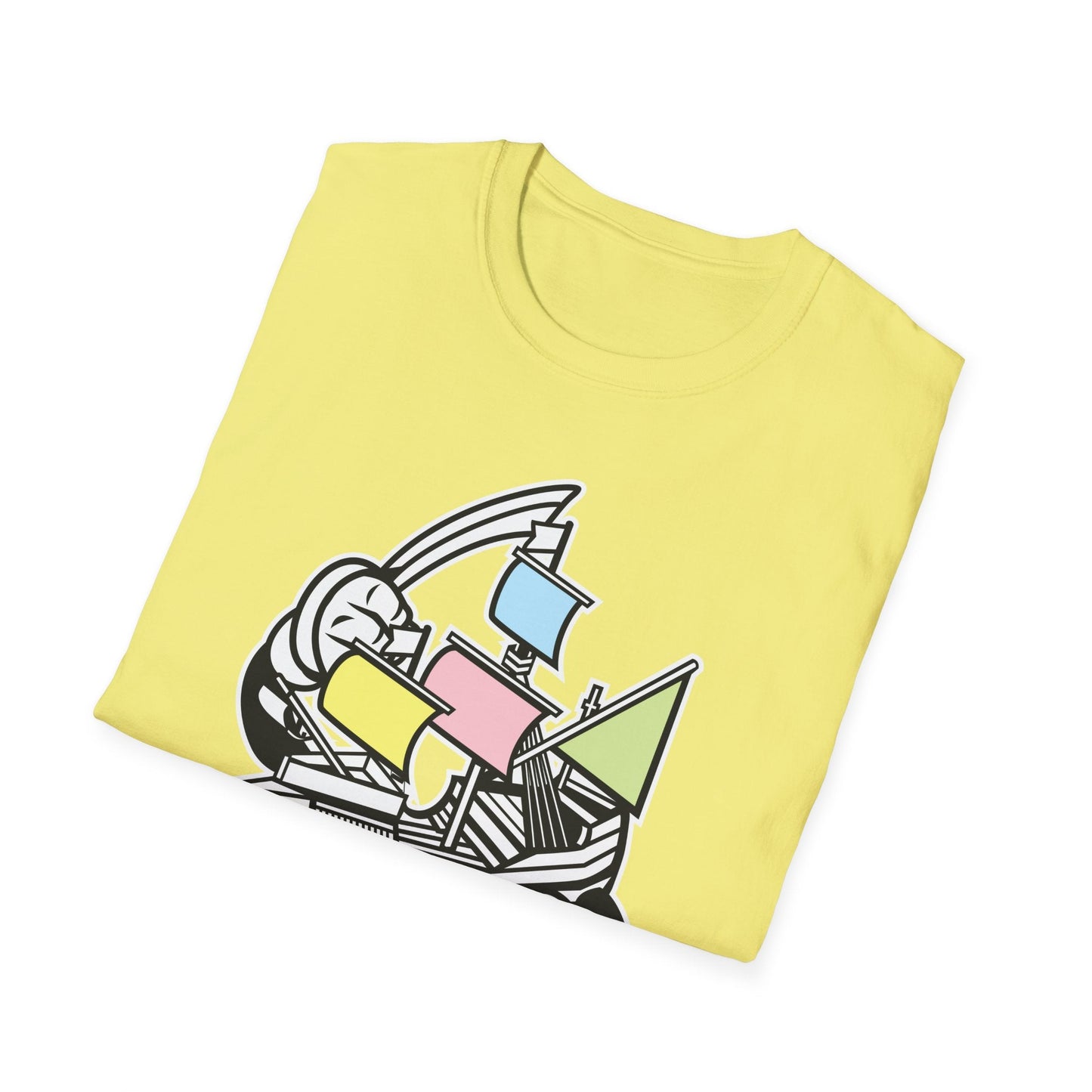 Cartoon T Shirt Animation Tee Funny Unisex Gildan Softstyle 64000 Short Sleeve Cotton