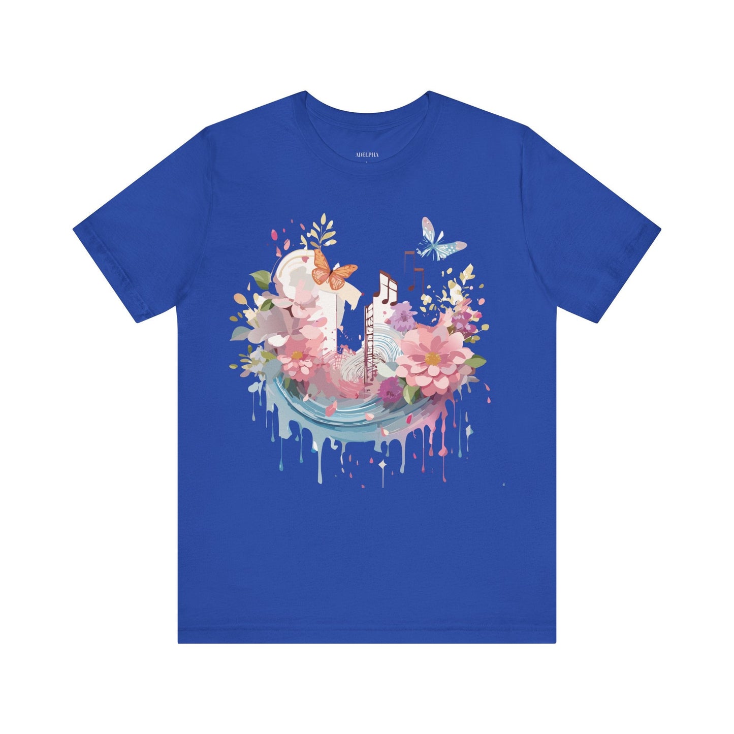 Adelpha Vintage Inspired Graphic T Shirt Unisex Short Sleeve Art Tee Premium Quality