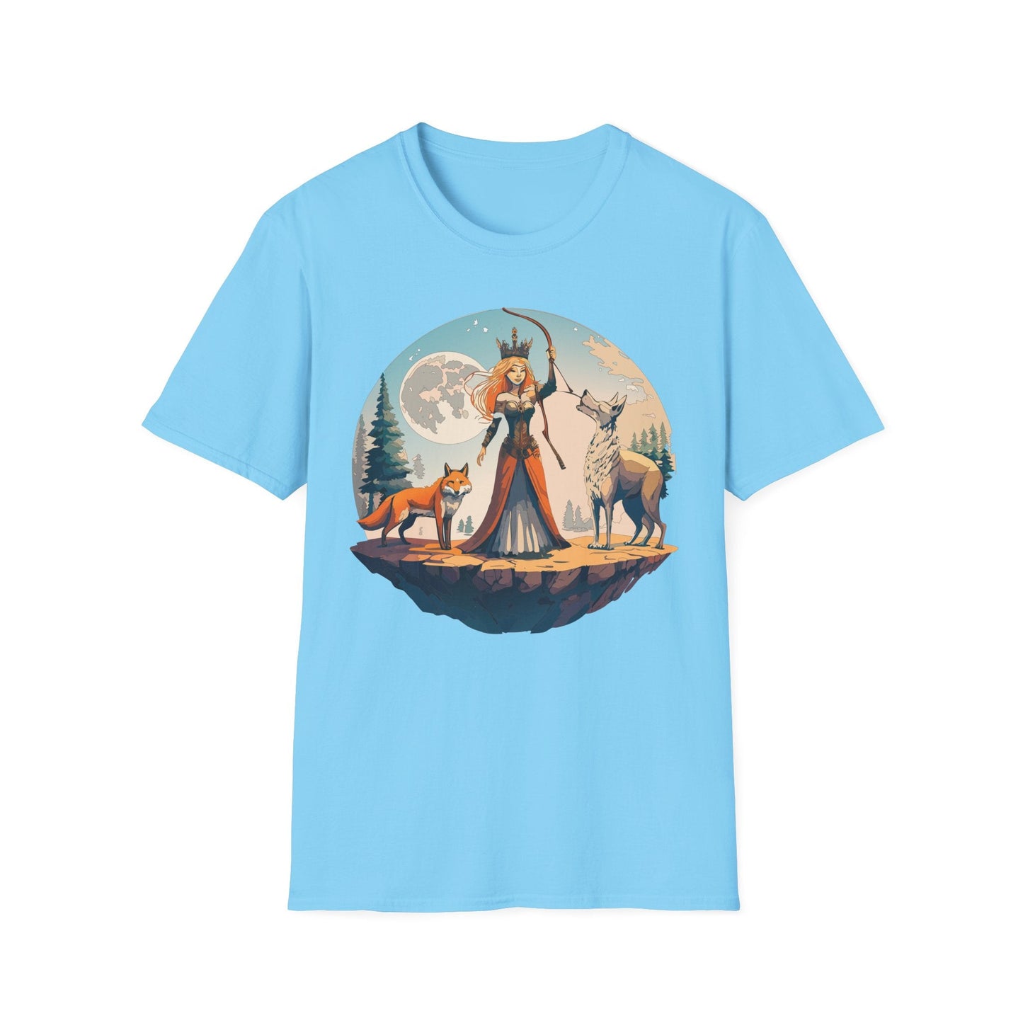 Womens Graphic T Shirts Art Design Shirt Softstyle Gildan 64000 Unisex Tee Ring Spun Cotton