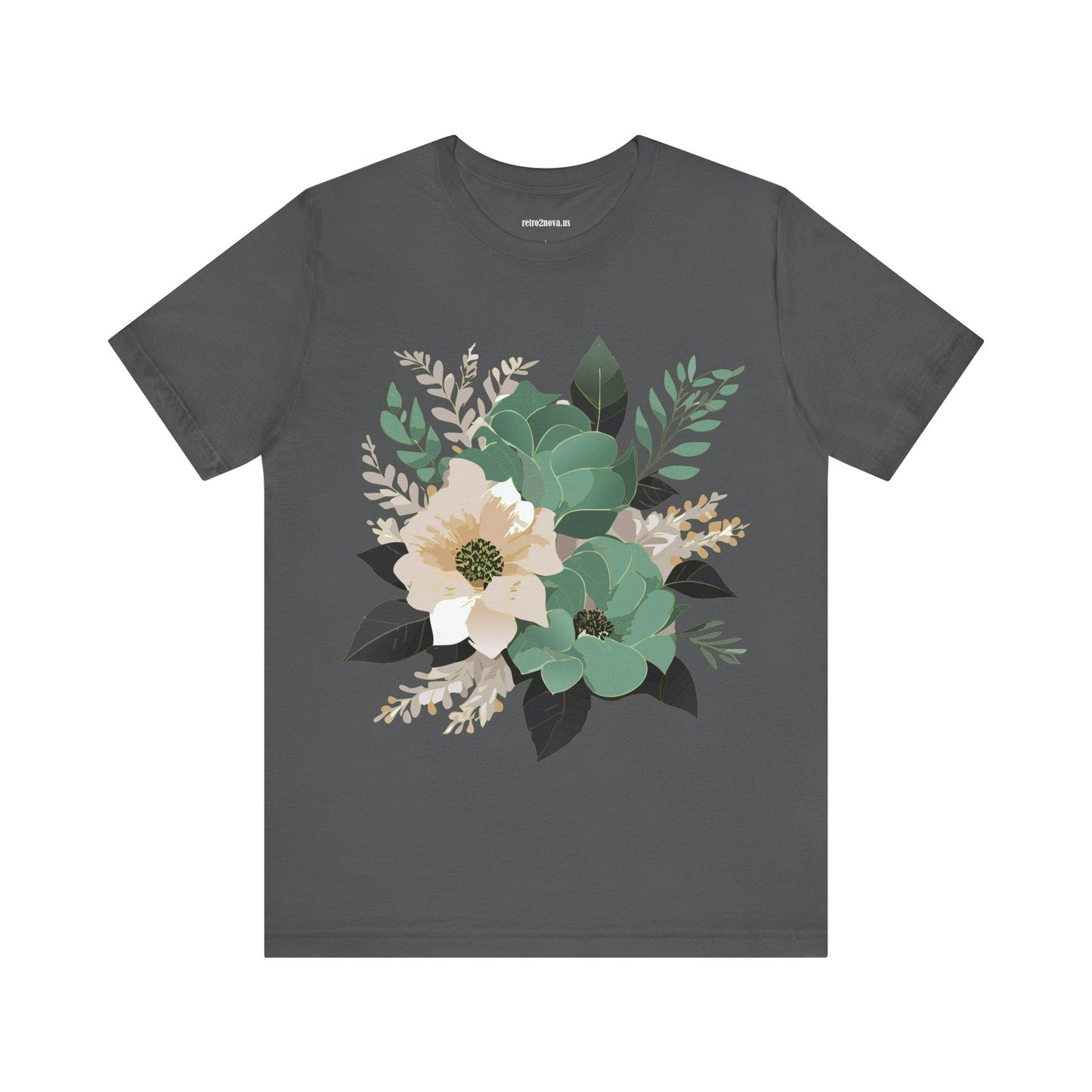 Flowers Shirt Floral Shirt Unisex Jersey Short Sleeve Tee From Flowers Collection Retro2Nova