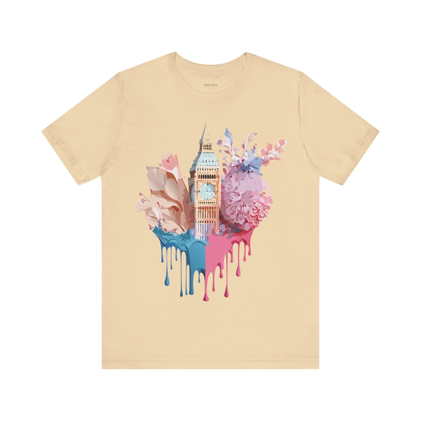 London Tourist Shirt Graphic Tee Unisex Jersey Short Sleeve Adelpha Vintage Inspired Artwork