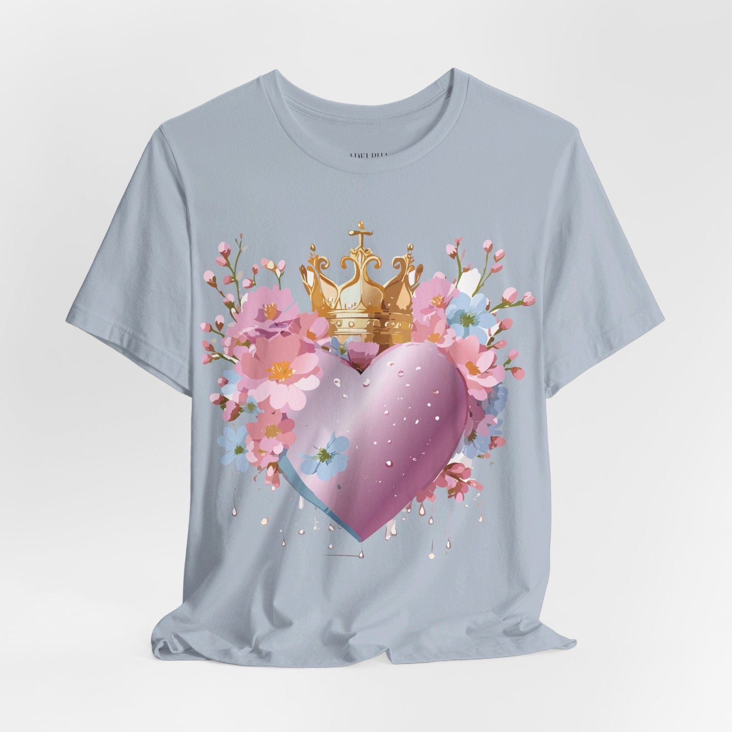 Valentine Graphic Tee Unisex Jersey Short Sleeve By Adelpha Vintage Inspired Artwork