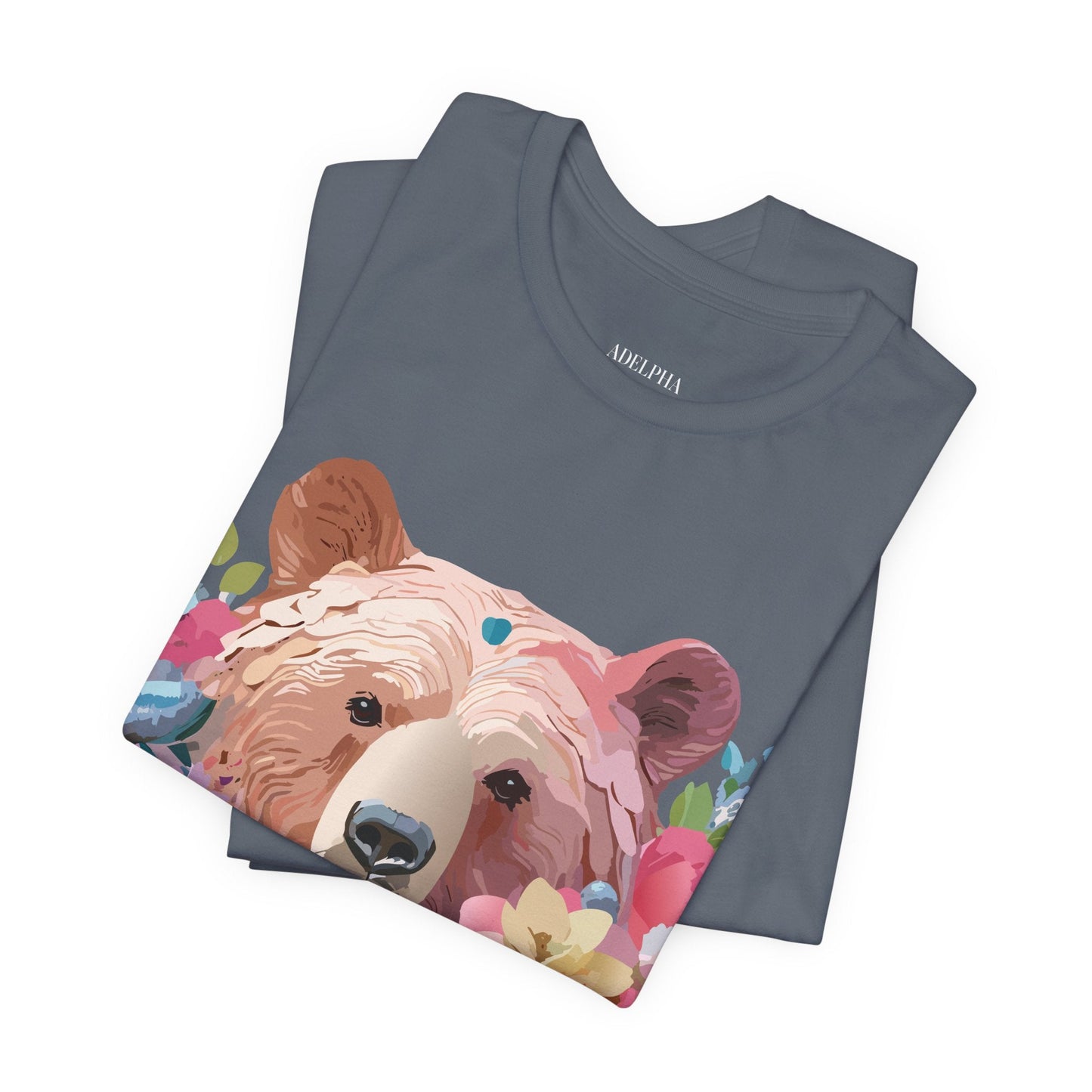 Bear Graphic T Shirt Unisex Adelpha Vintage Art Design Tee Edition