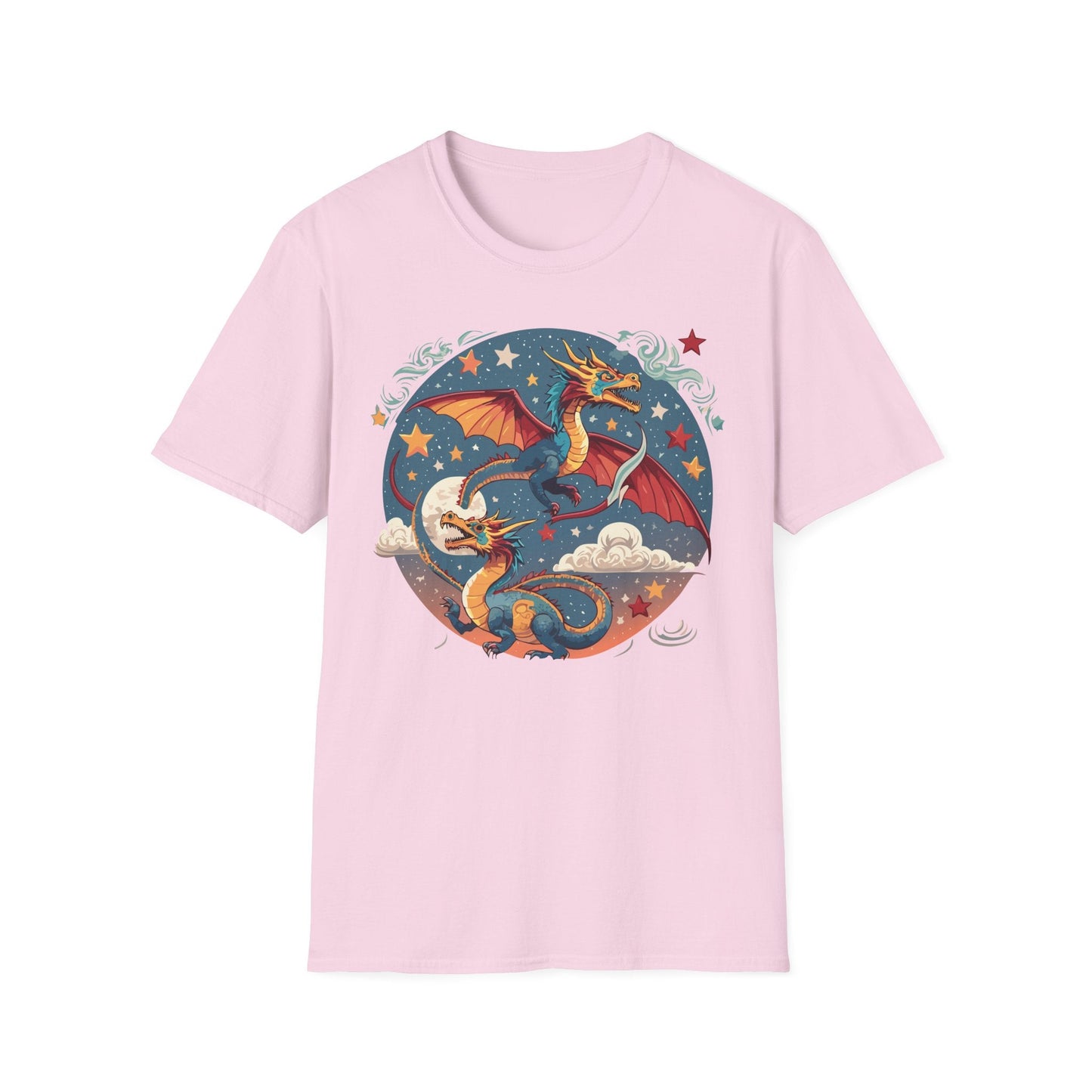 Dragon Graphic Unisex 100 Cotton Tee with Animal Artwork Design 17