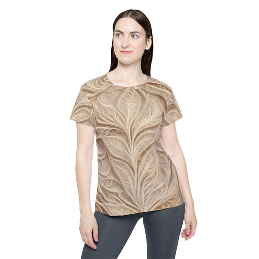 Lace Print Poly Shirt, Poly Shirt with Lace Print, Lace Shirt 71