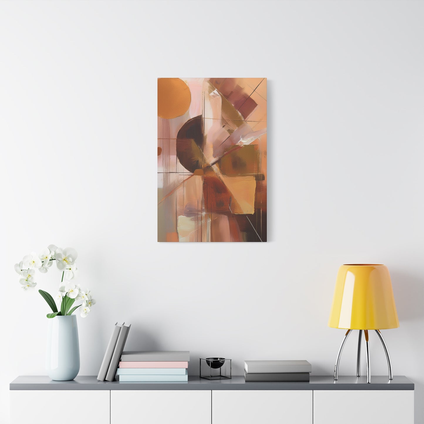 Abstract Geometric Painting Print Canvas 20x24,20x30,24x30 24x32,24x36,30x40 32x48,36x48,40x60 Pine-Wood Inner Frame ABS-50
