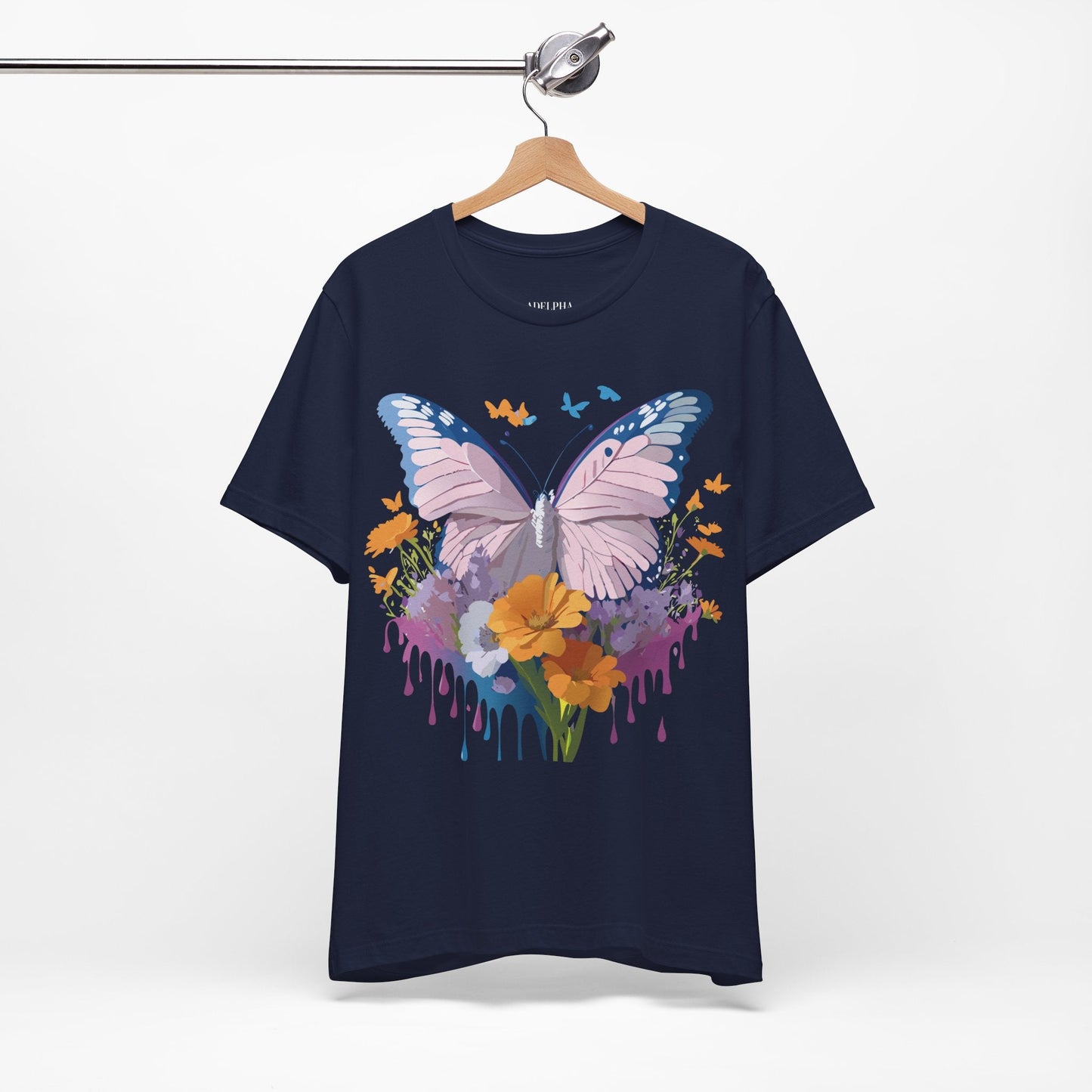 Butterfly Graphic Tee Unisex Jersey Short Sleeve Adelpha Art Design