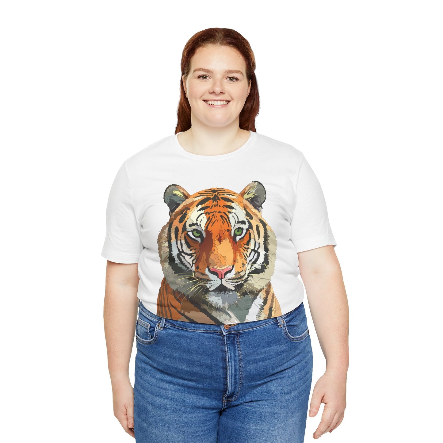 Unisex Animal Graphic Tee Shirt With Wildlife Art Design For Everyday Comfort Gildan 64000