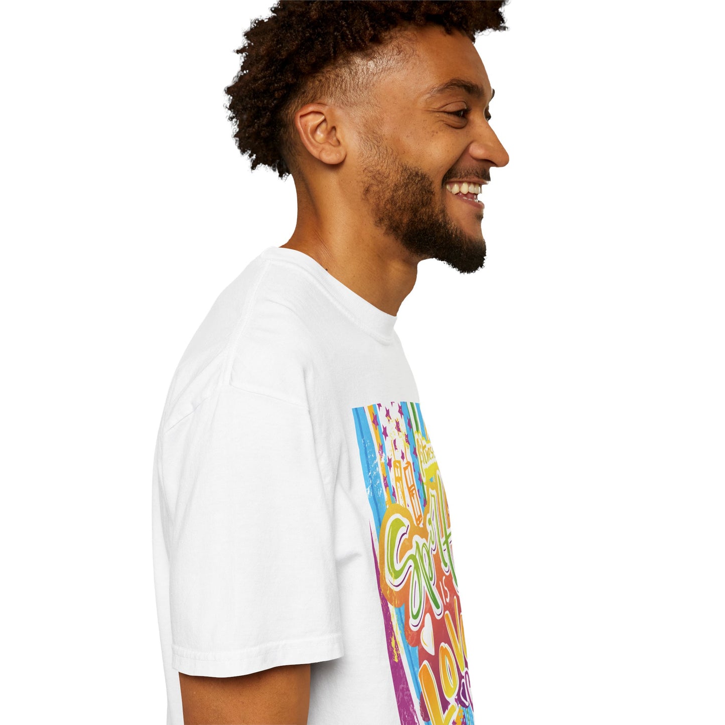 Unisex T-shirt with sports art design