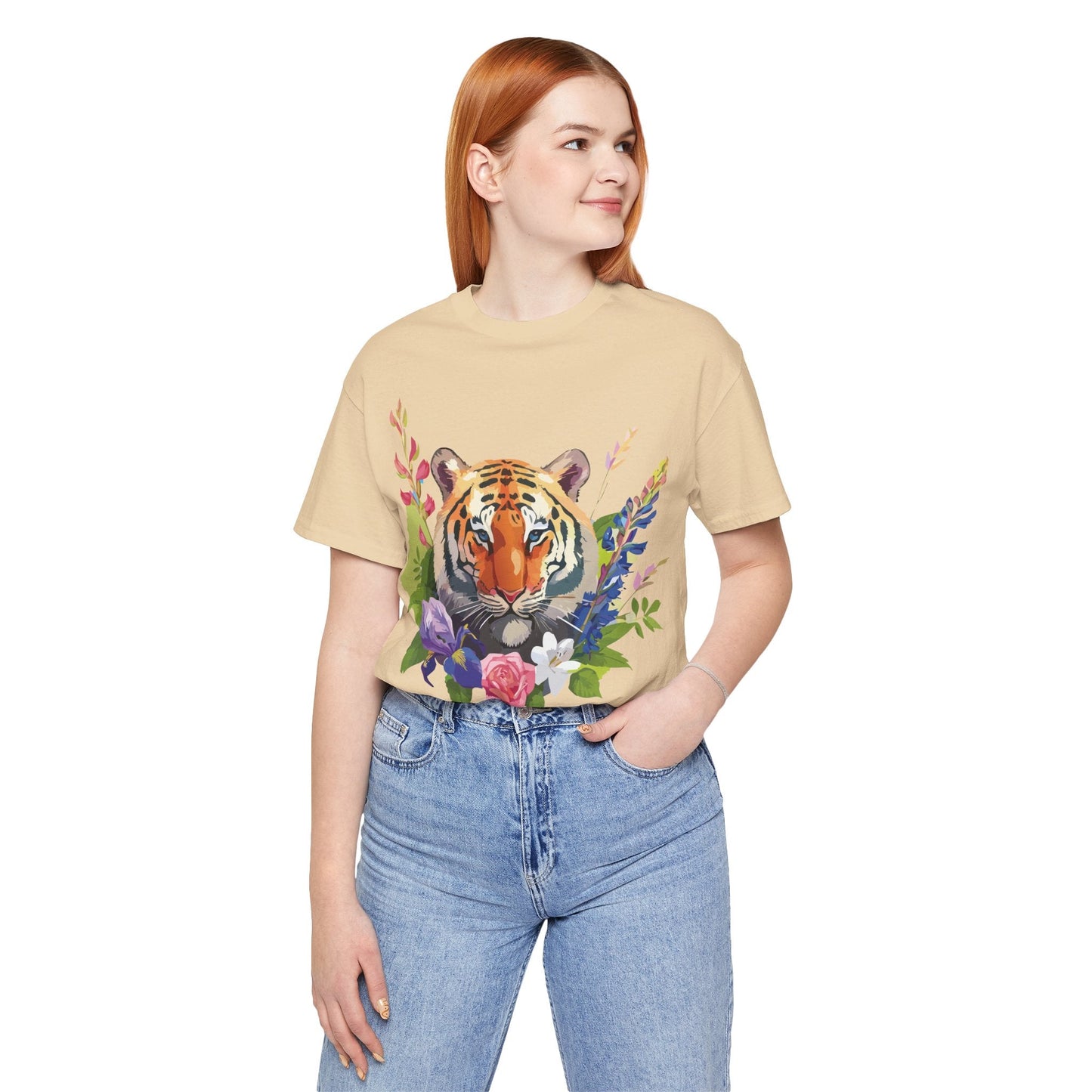 Tiger Shirt Unisex Jersey Short Sleeve Graphic Tee With Vintage Inspired Artwork From Adelpha
