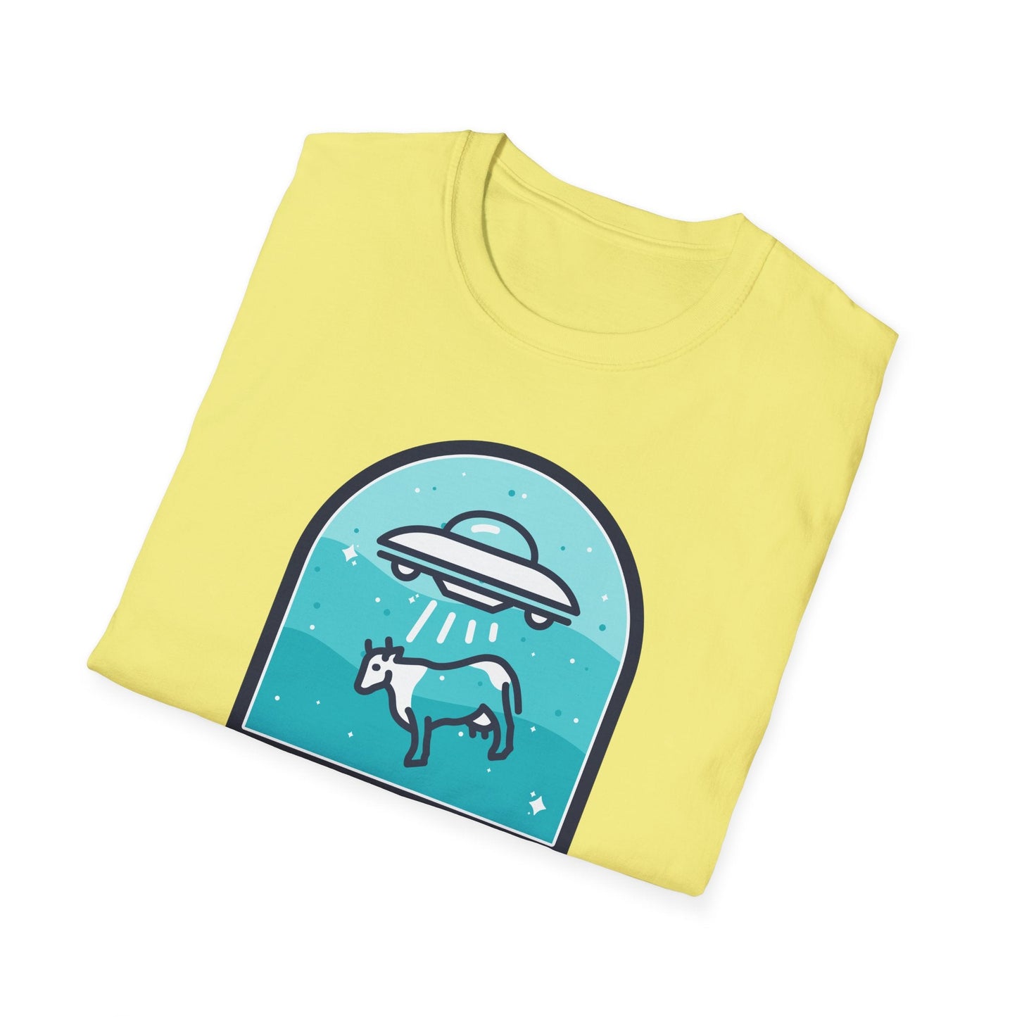 Mysteries UFO Abduction TShirt  Retro Alien Space Graphic Tee
