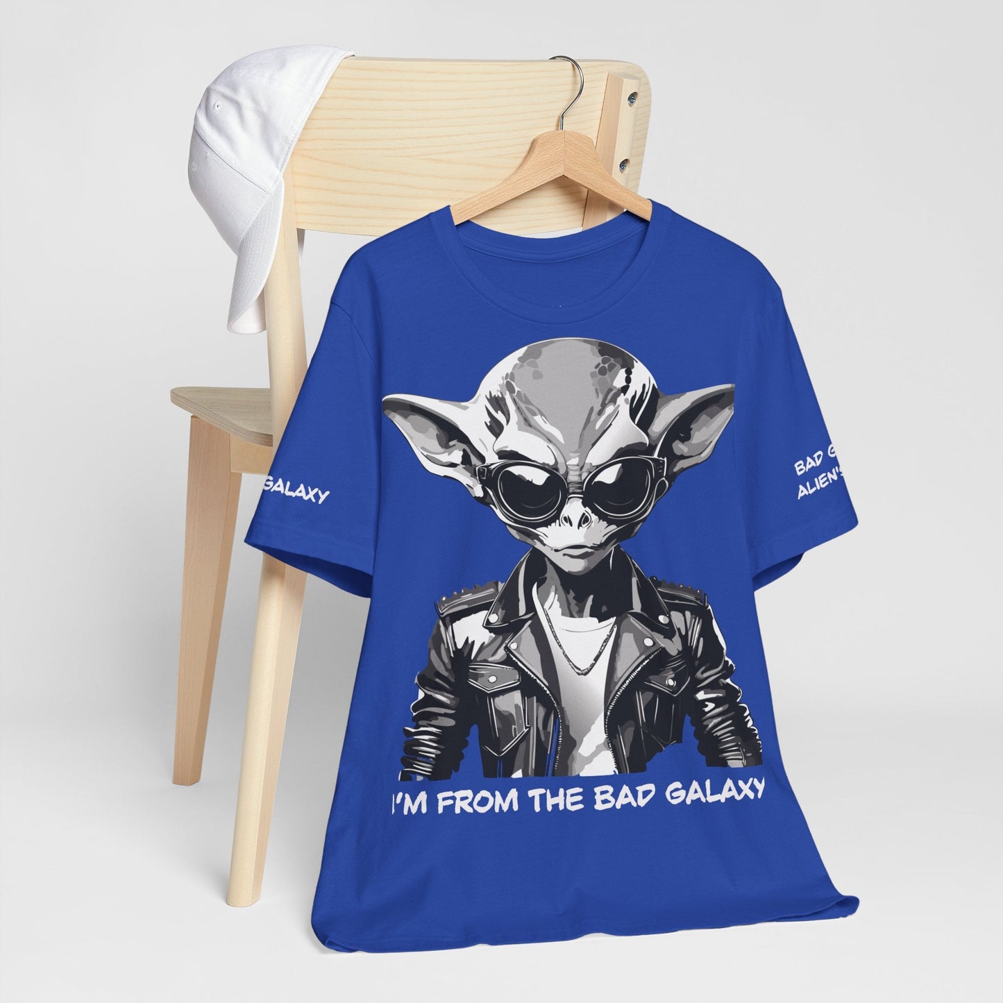 Tee Shirt With Alien From Bad Galaxy 100 Percent Cotton Made In USA Free Shipping