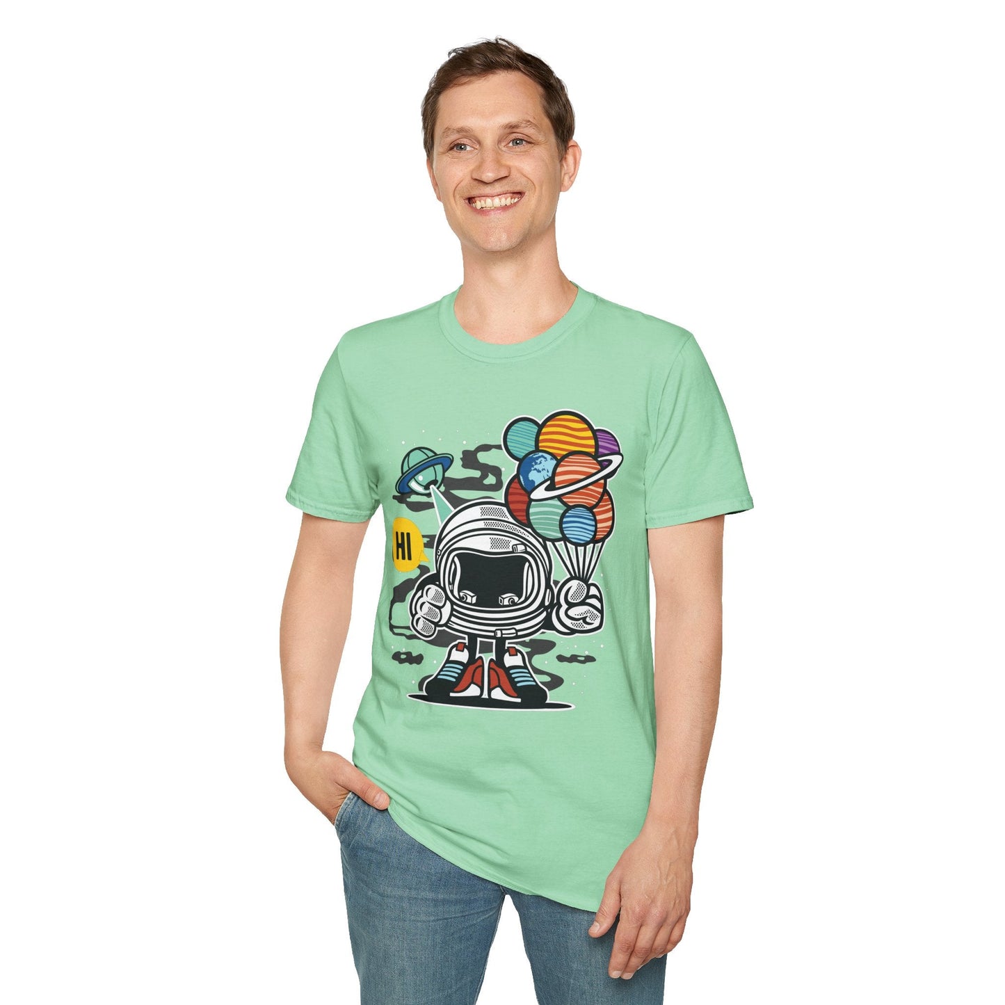 Cartoon T Shirt Animation Tee Funny Graphic Tee Gildan Softstyle 64000 Unisex Comfort