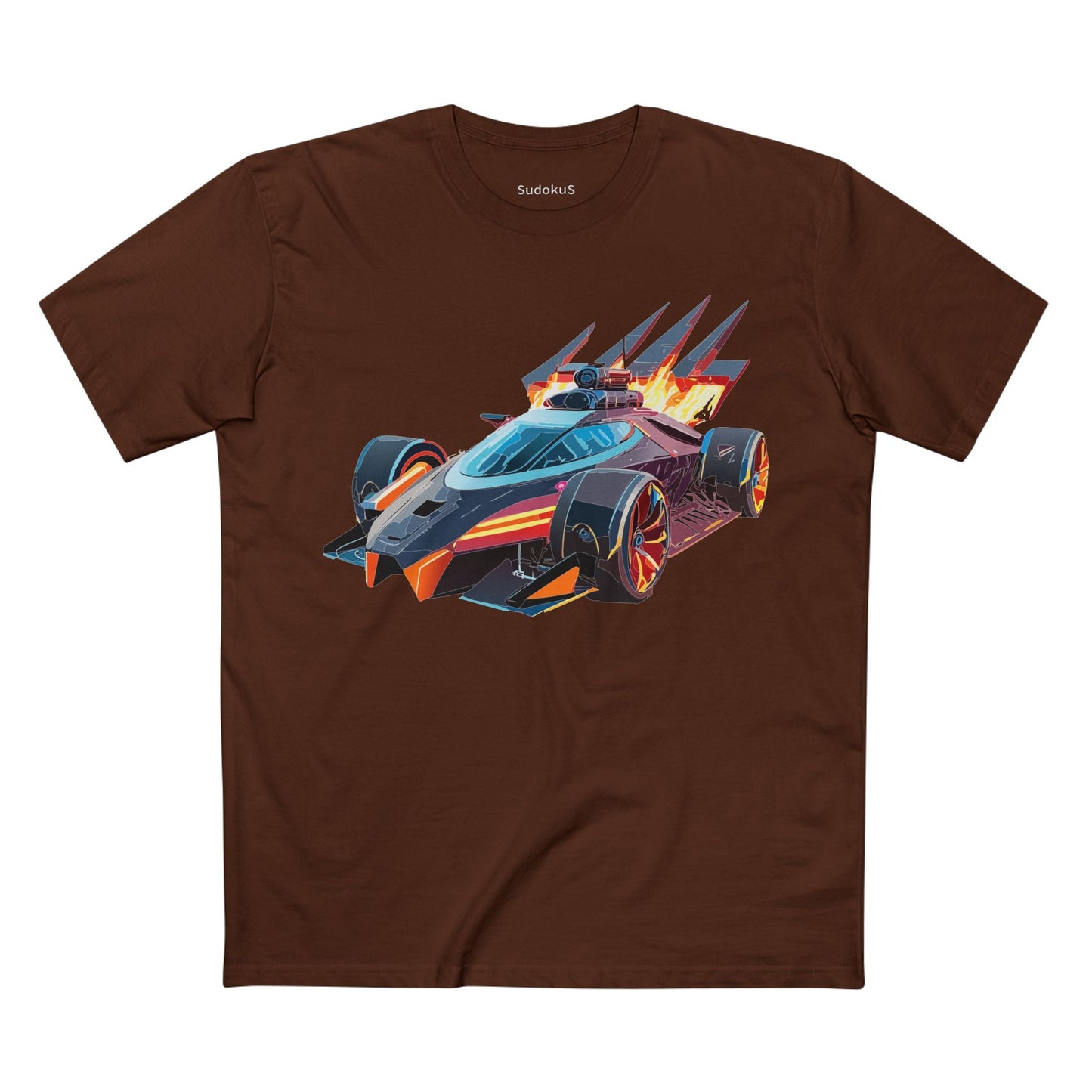 Car Graphic Unisex 100 Cotton Staple Tee 4