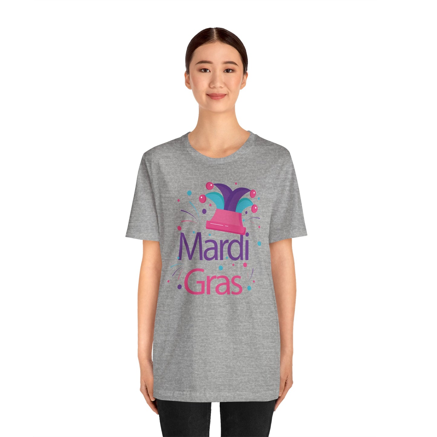 Tee-shirt en coton unisexe pour Mardi Gras