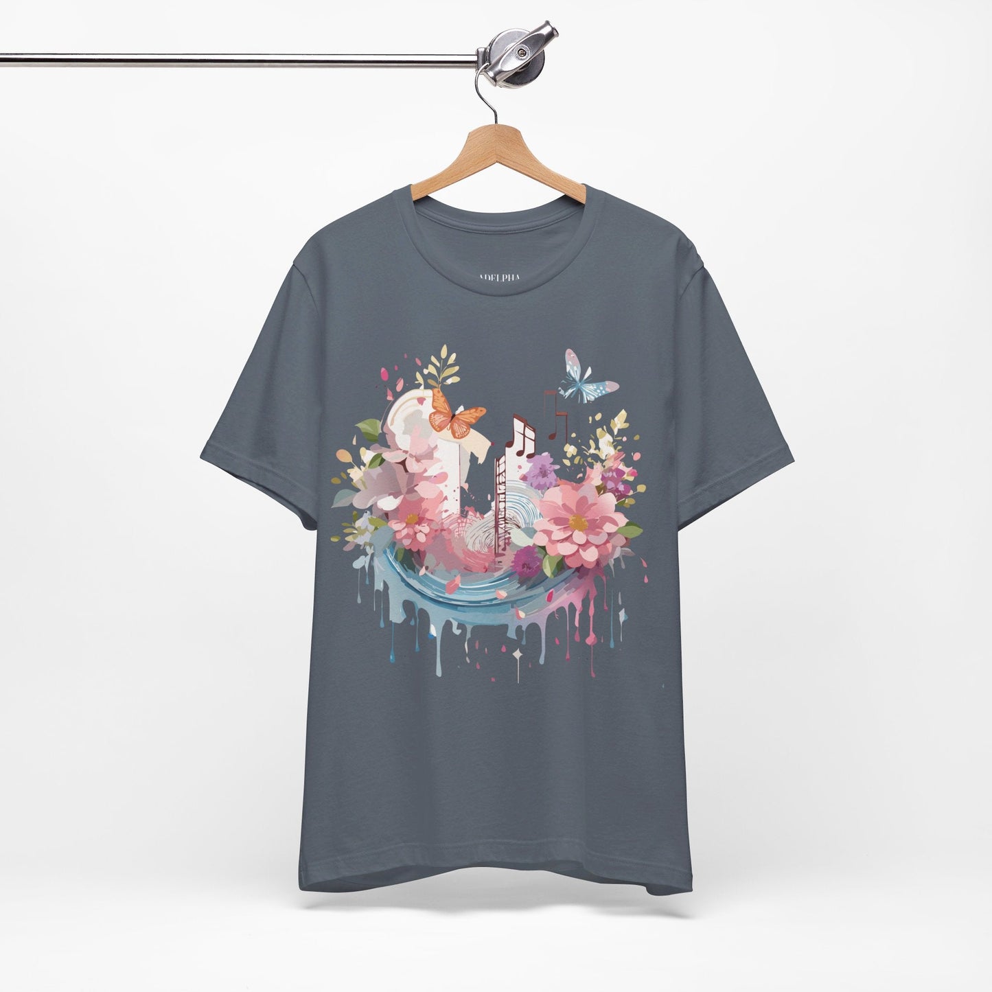 Adelpha Vintage Inspired Graphic T Shirt Unisex Short Sleeve Art Tee Premium Quality