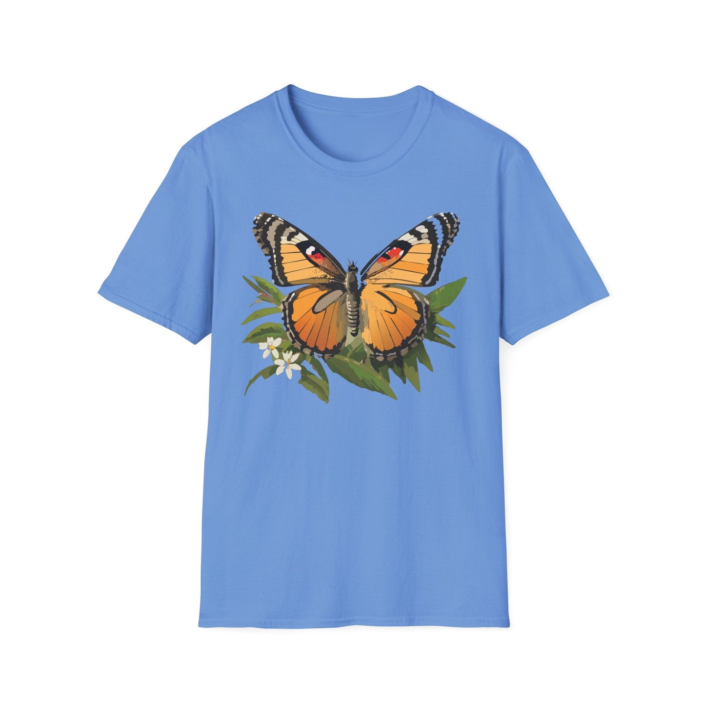 Monarch Butterfly Shirt Unisex Softstyle Tee 100 Percent Ring Spun Cotton Gildan 64000